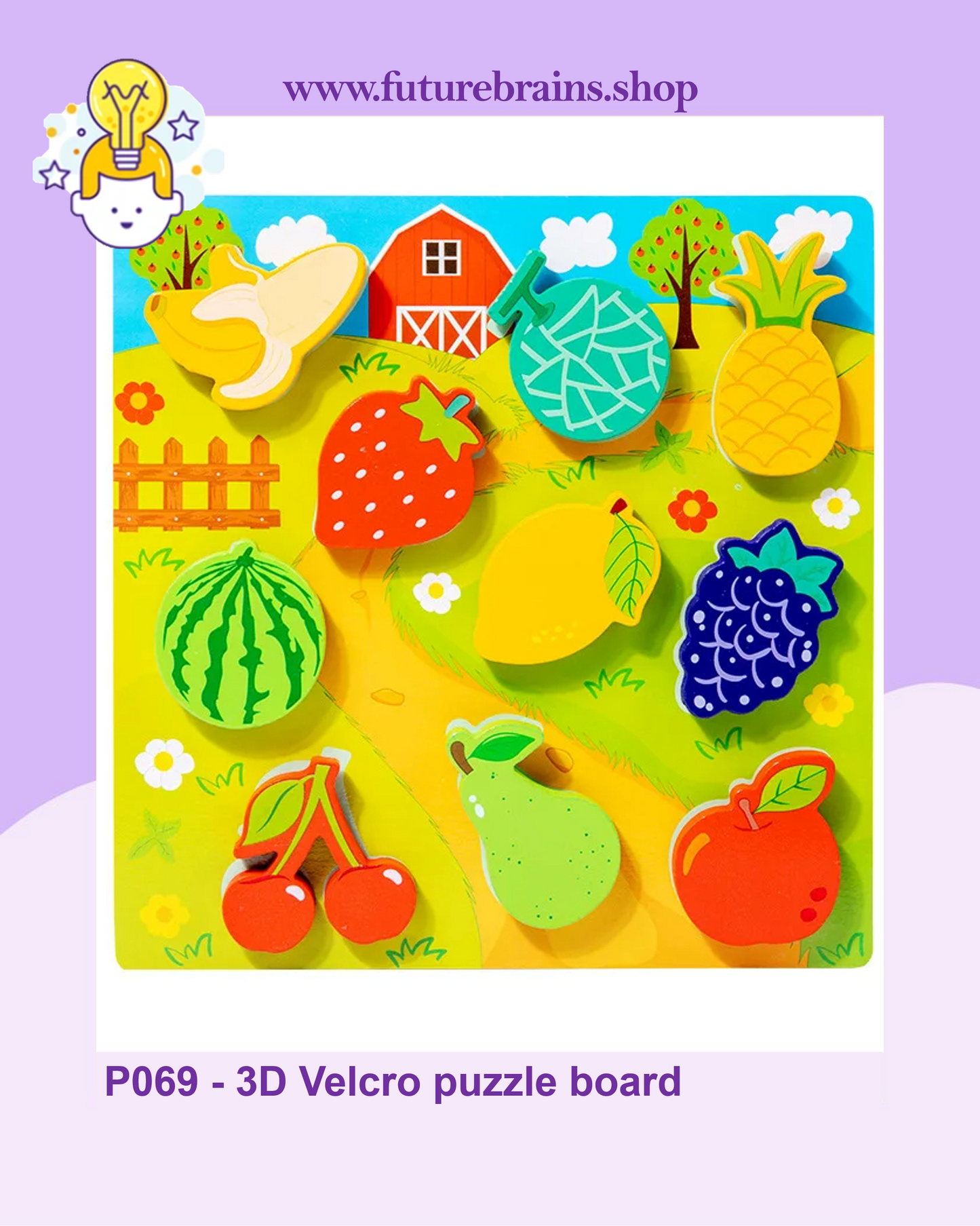 P069 - 3D Velcro puzzle board