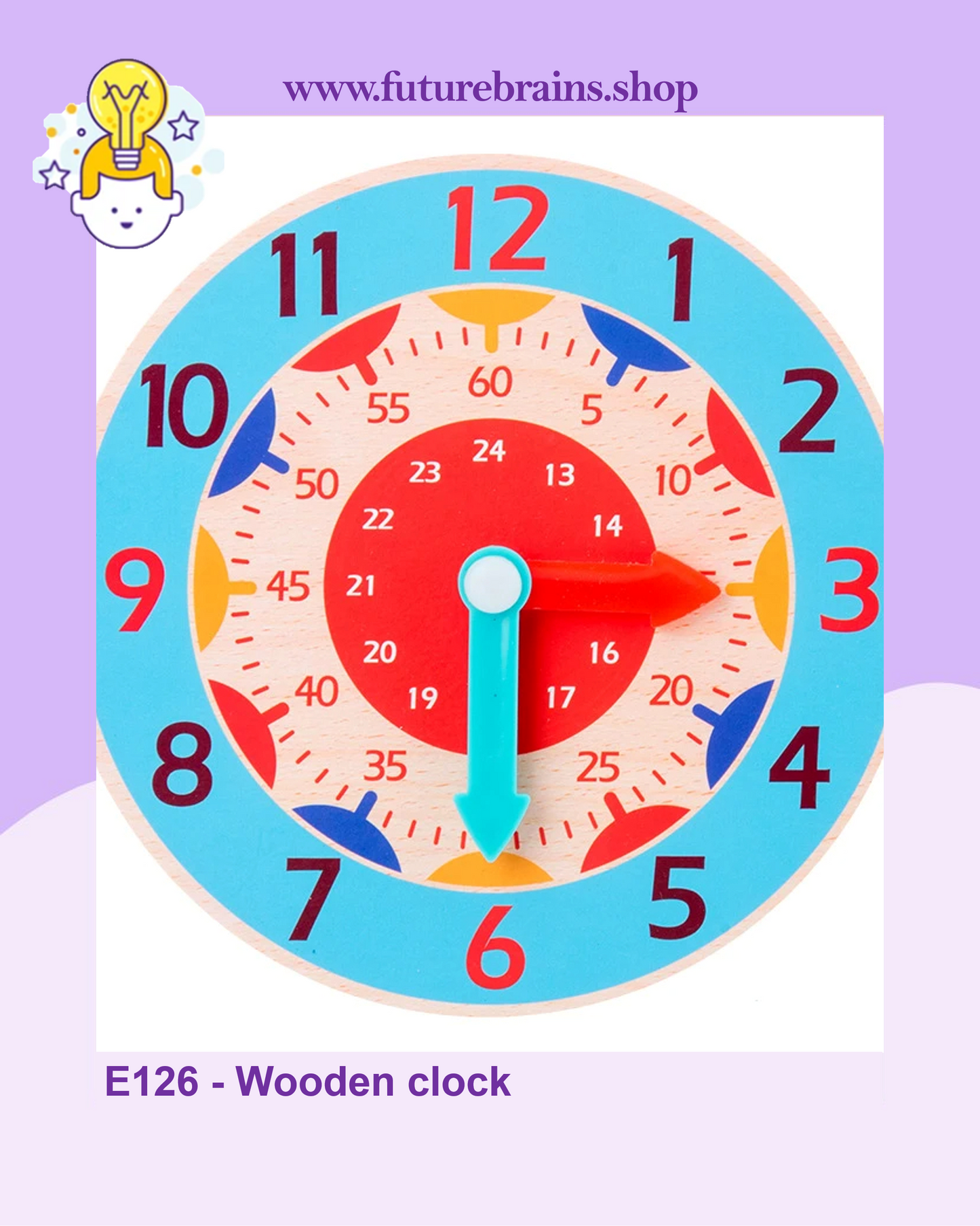 E126 - Wooden clock