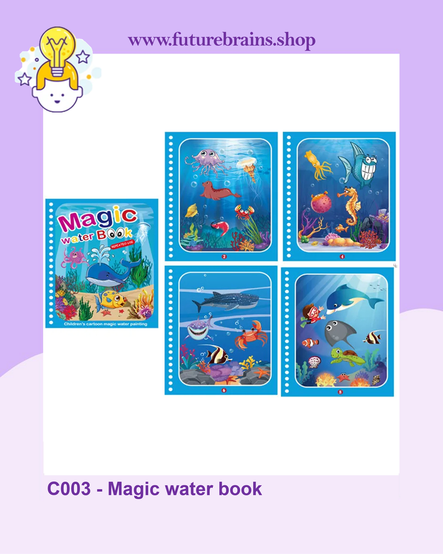 C003 - Magic water book (buy 5 for 5$)