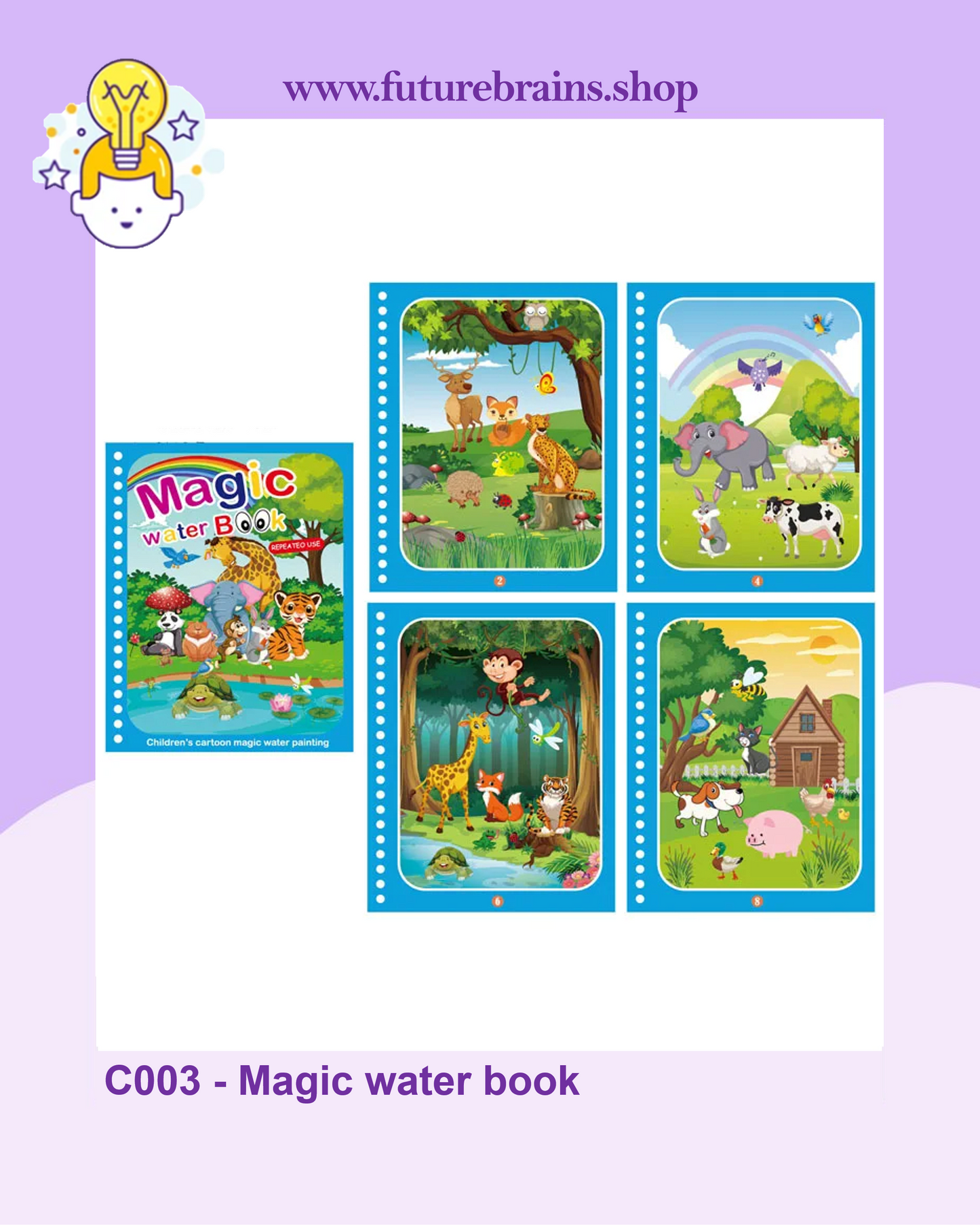 C003 - Magic water book (buy 5 for 5$)