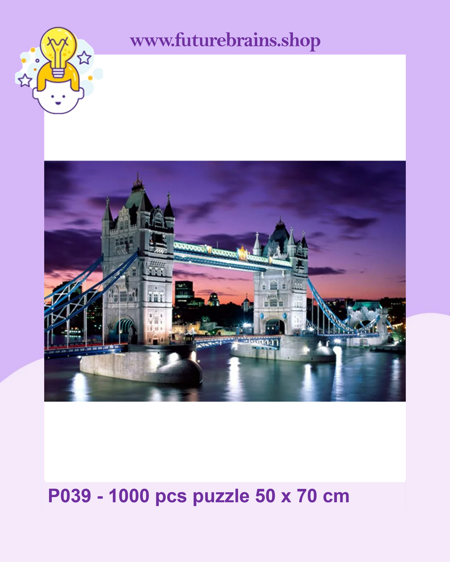 P039 - 1000 pcs puzzle 50 x 70 cm