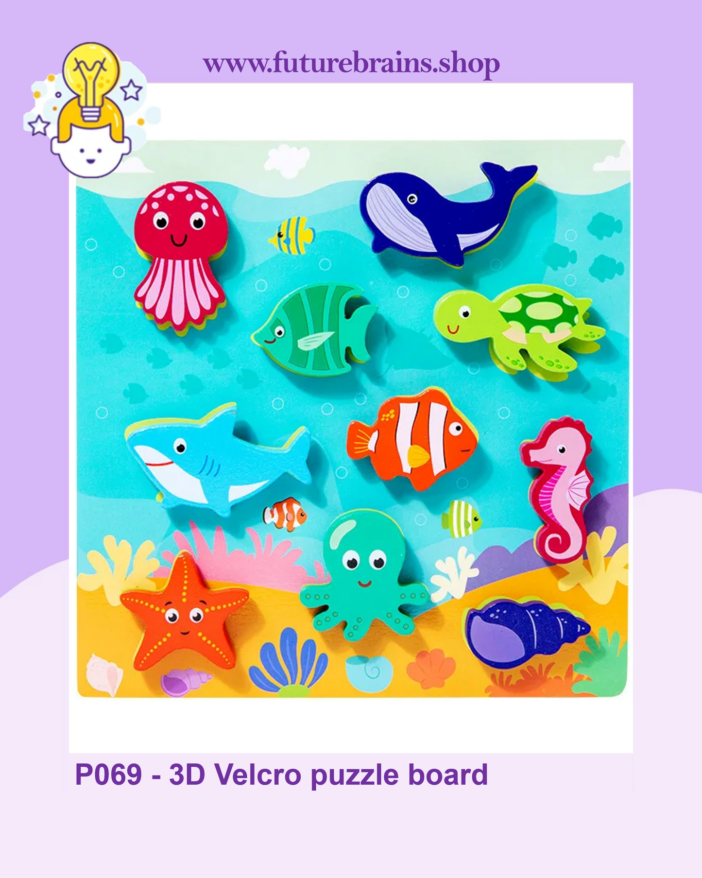 P069 - 3D Velcro puzzle board