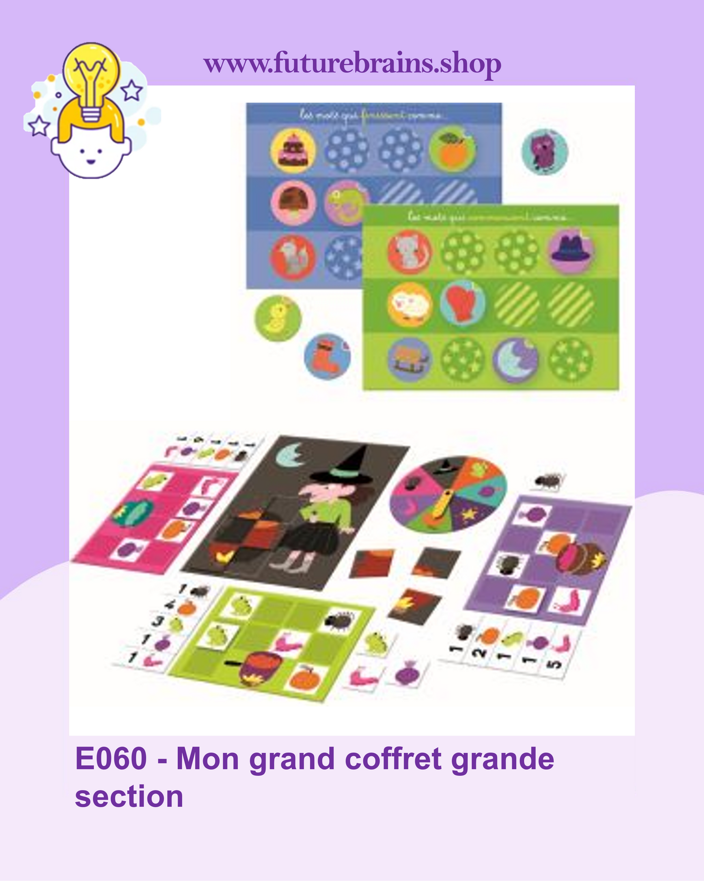 E060 - La petite ecole - Mon grand coffret grande section