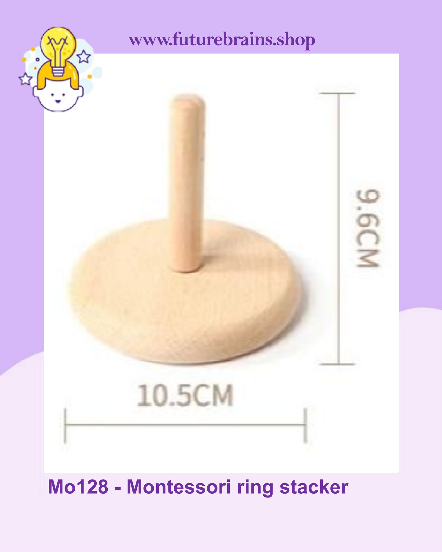 Mo128 - Montessori ring stacker