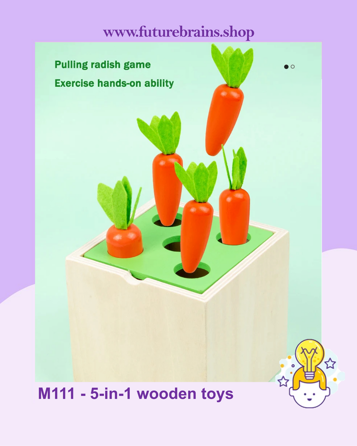 M111 - 5-in-1 wooden toys