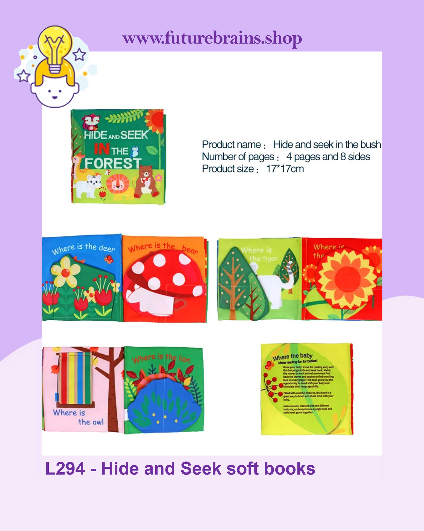 L294 - Hide and Seek soft books