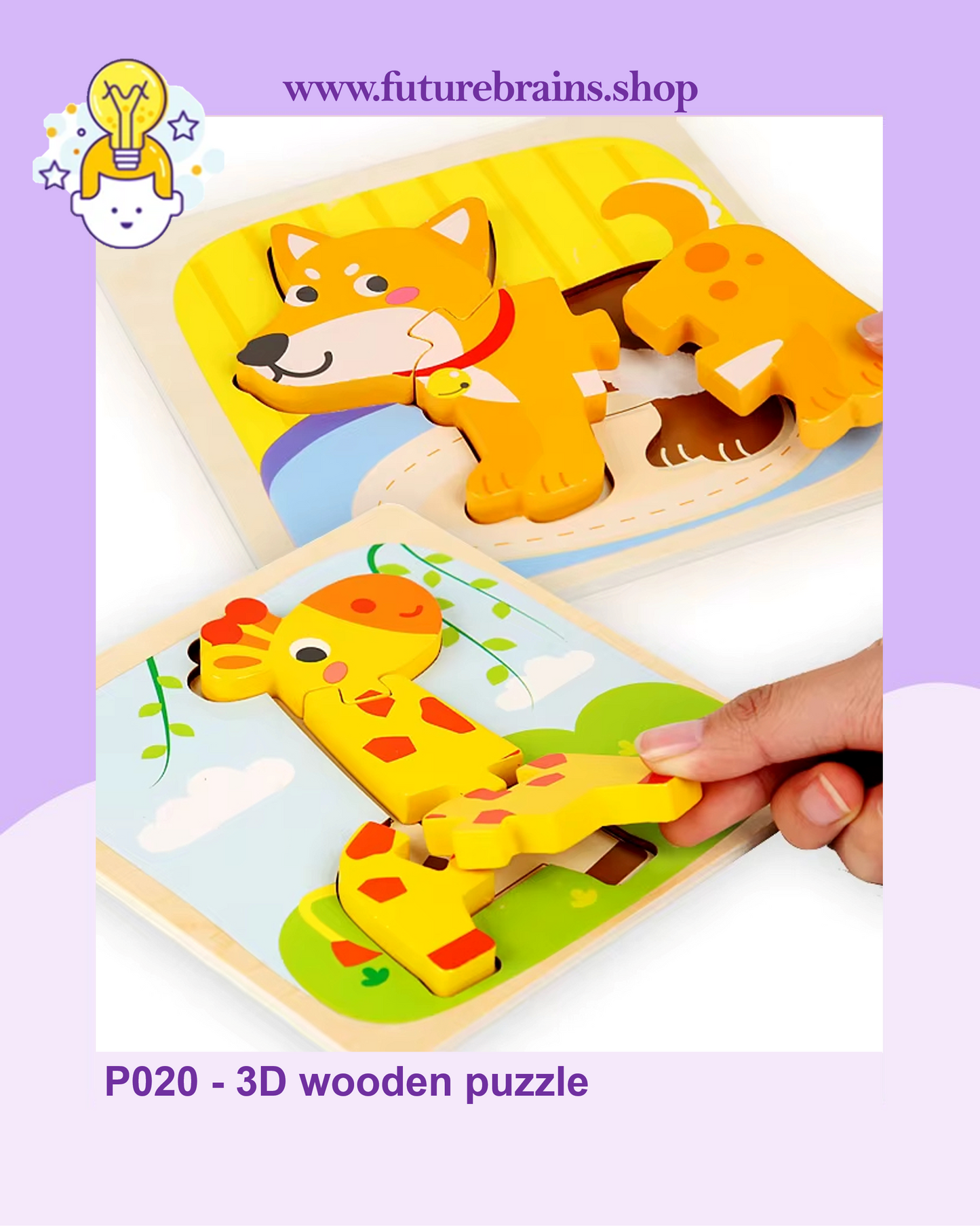 P020 - 3D wooden puzzle