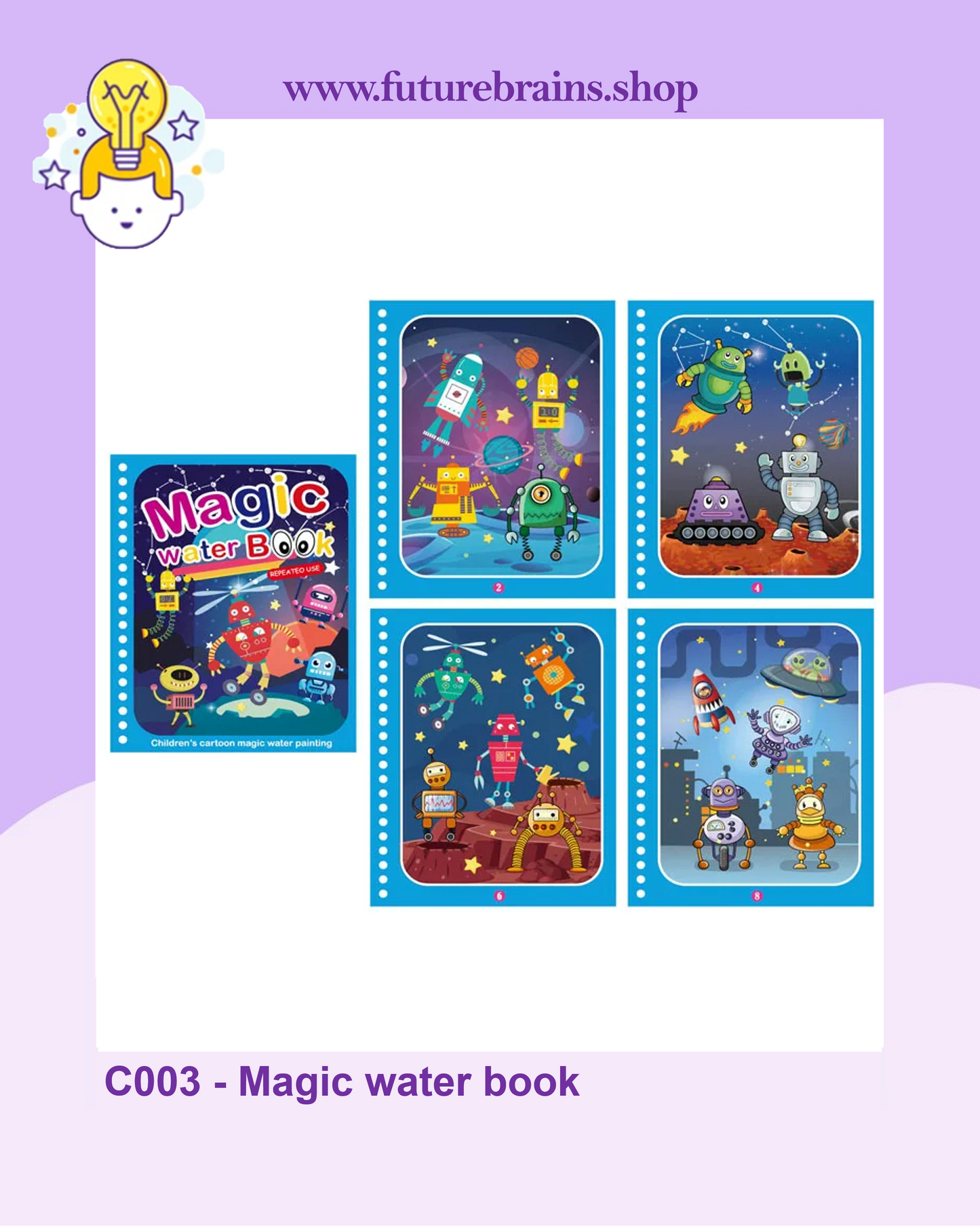 C003 - Magic water book (buy 5 for 5$)