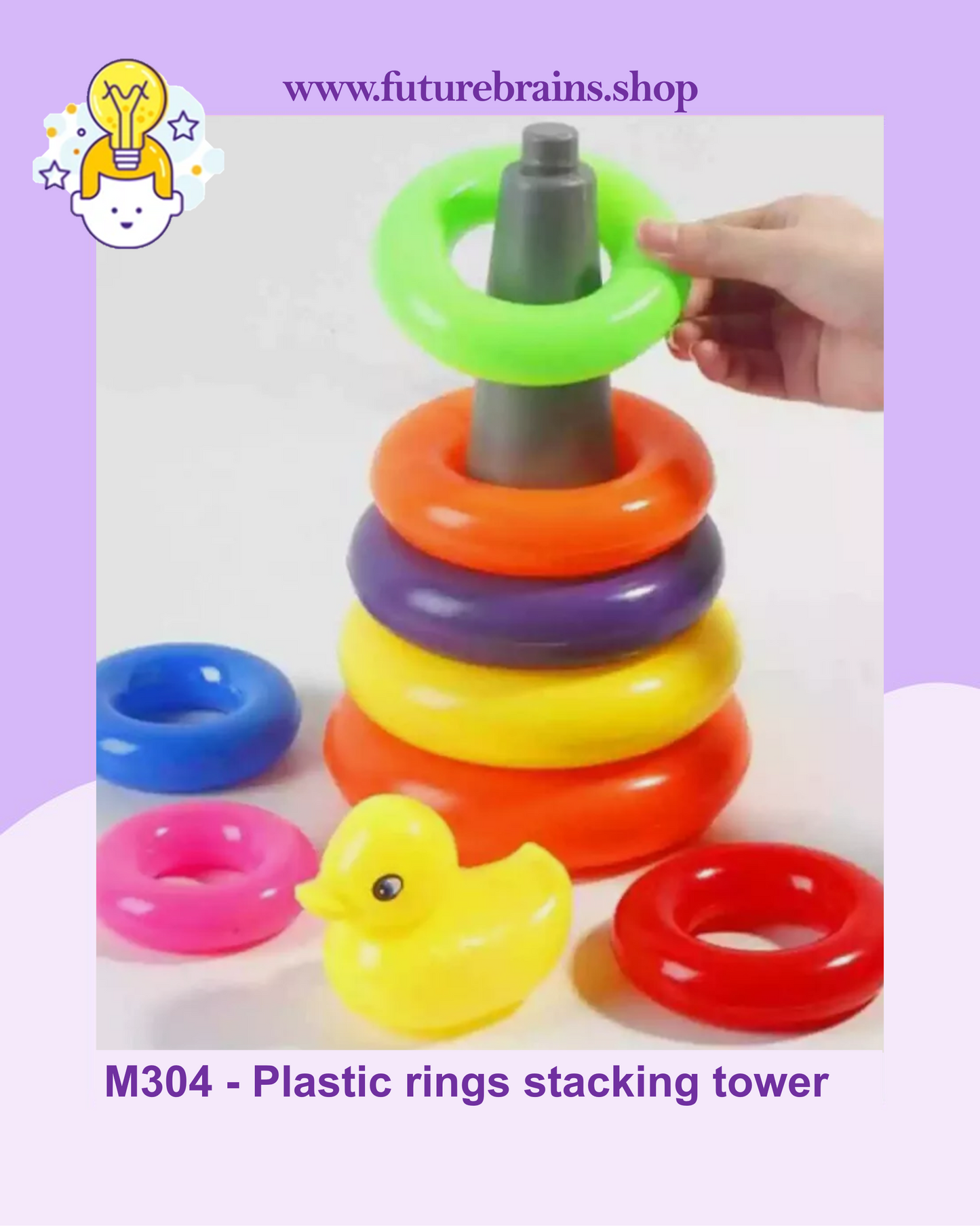 M304 - Plastic rings stacking tower