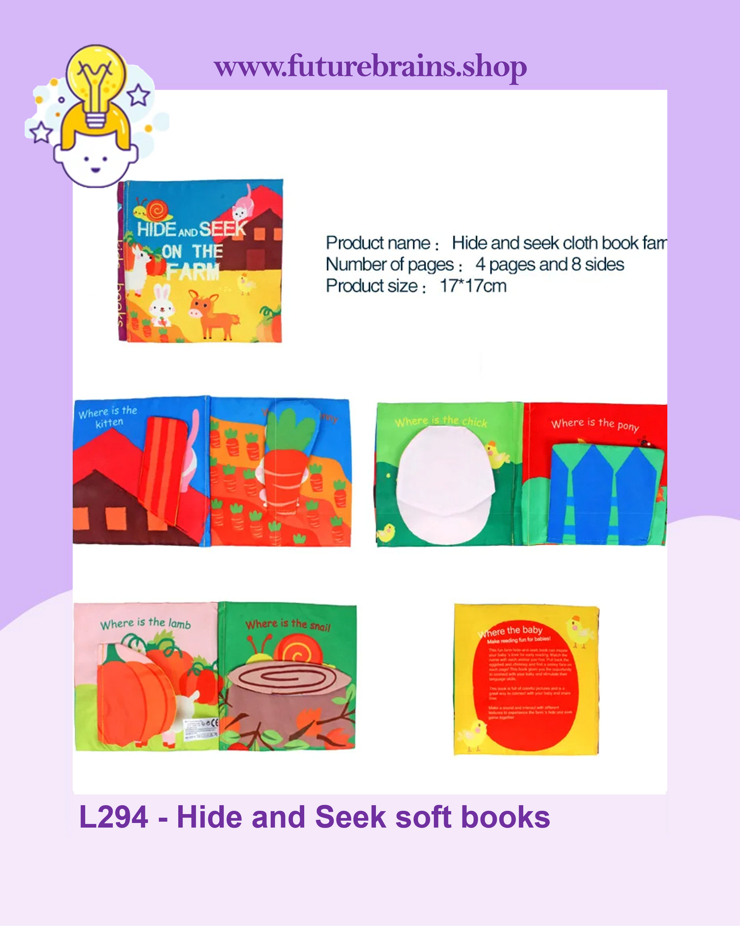 L294 - Hide and Seek soft books