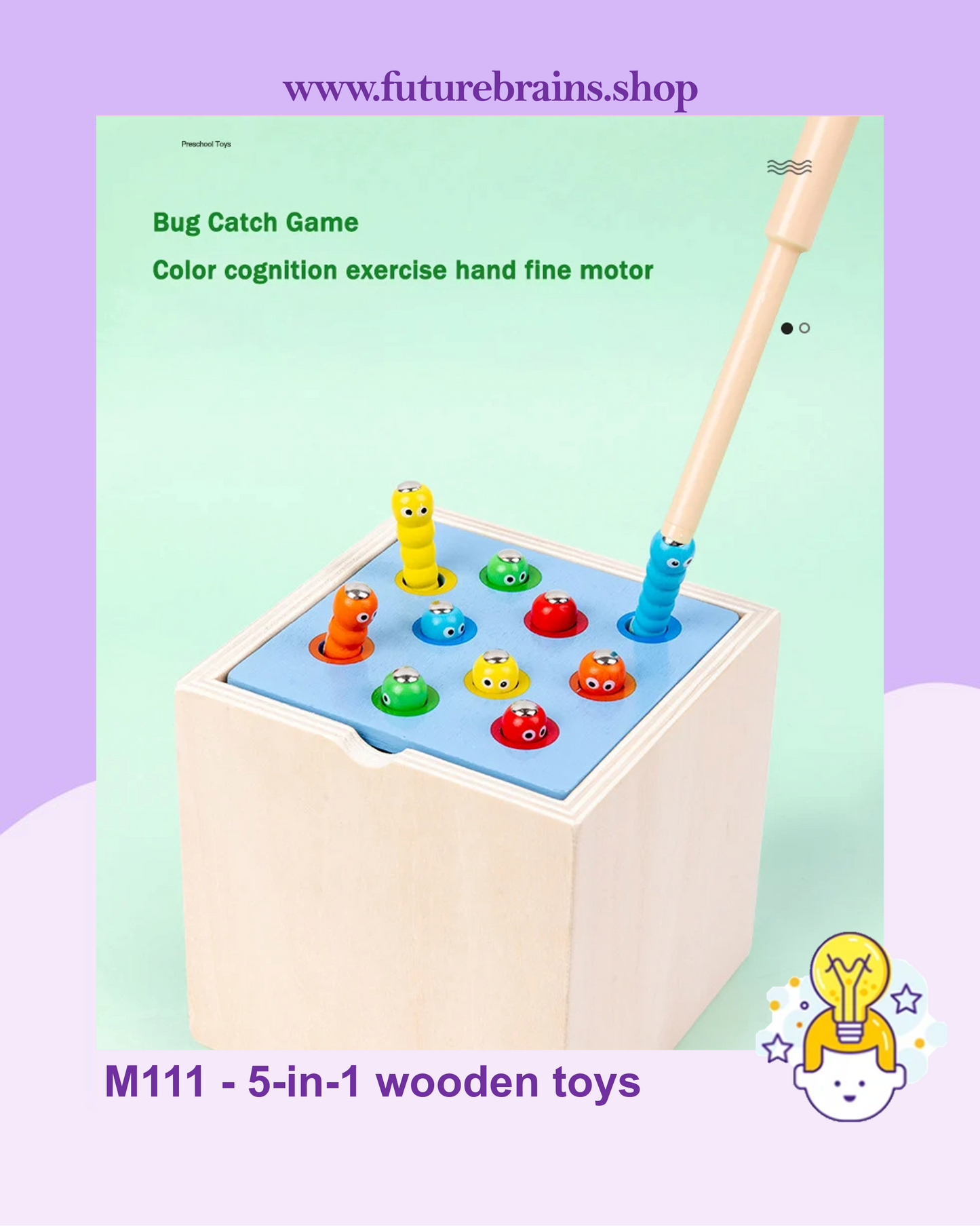 M111 - 5-in-1 wooden toys