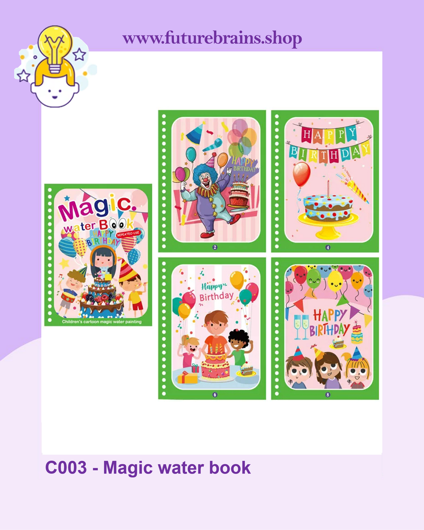 C003 - Magic water book (buy 5 for 5$)