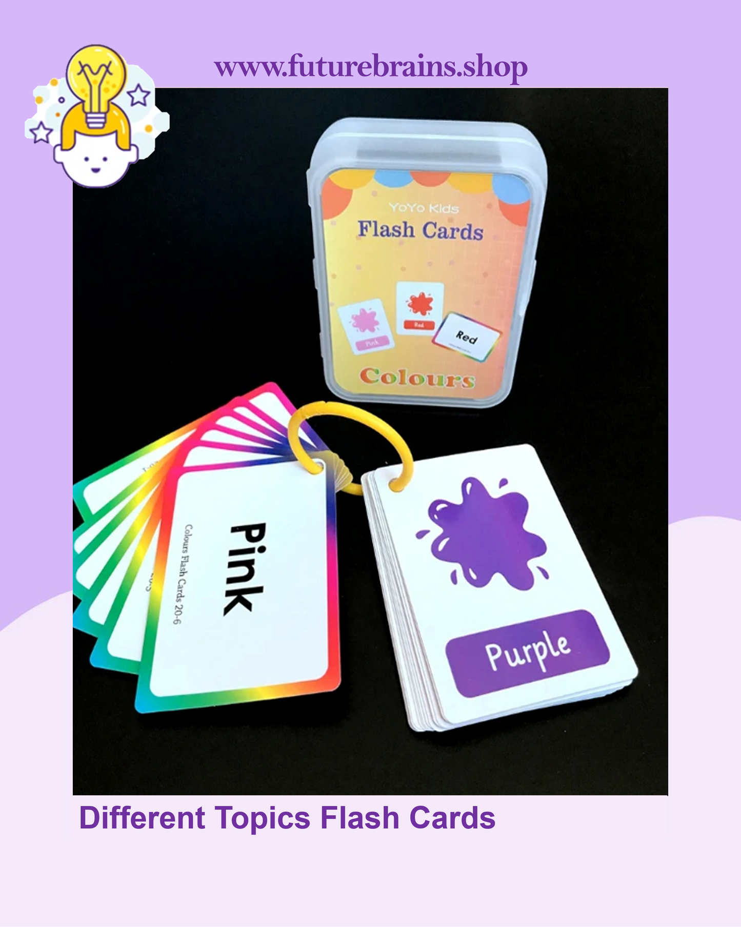 Different Topics Flash Cards (Buy 7 boxes Get 1 FREE)
