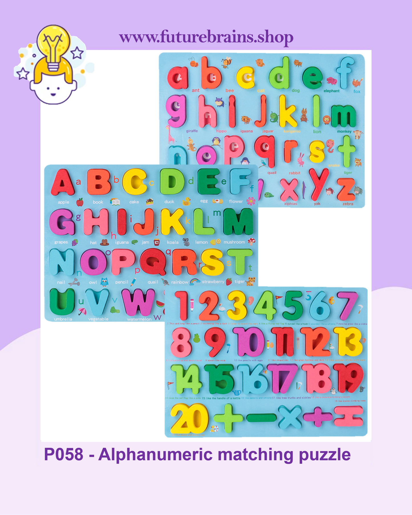 P058 - Alphanumeric matching puzzle