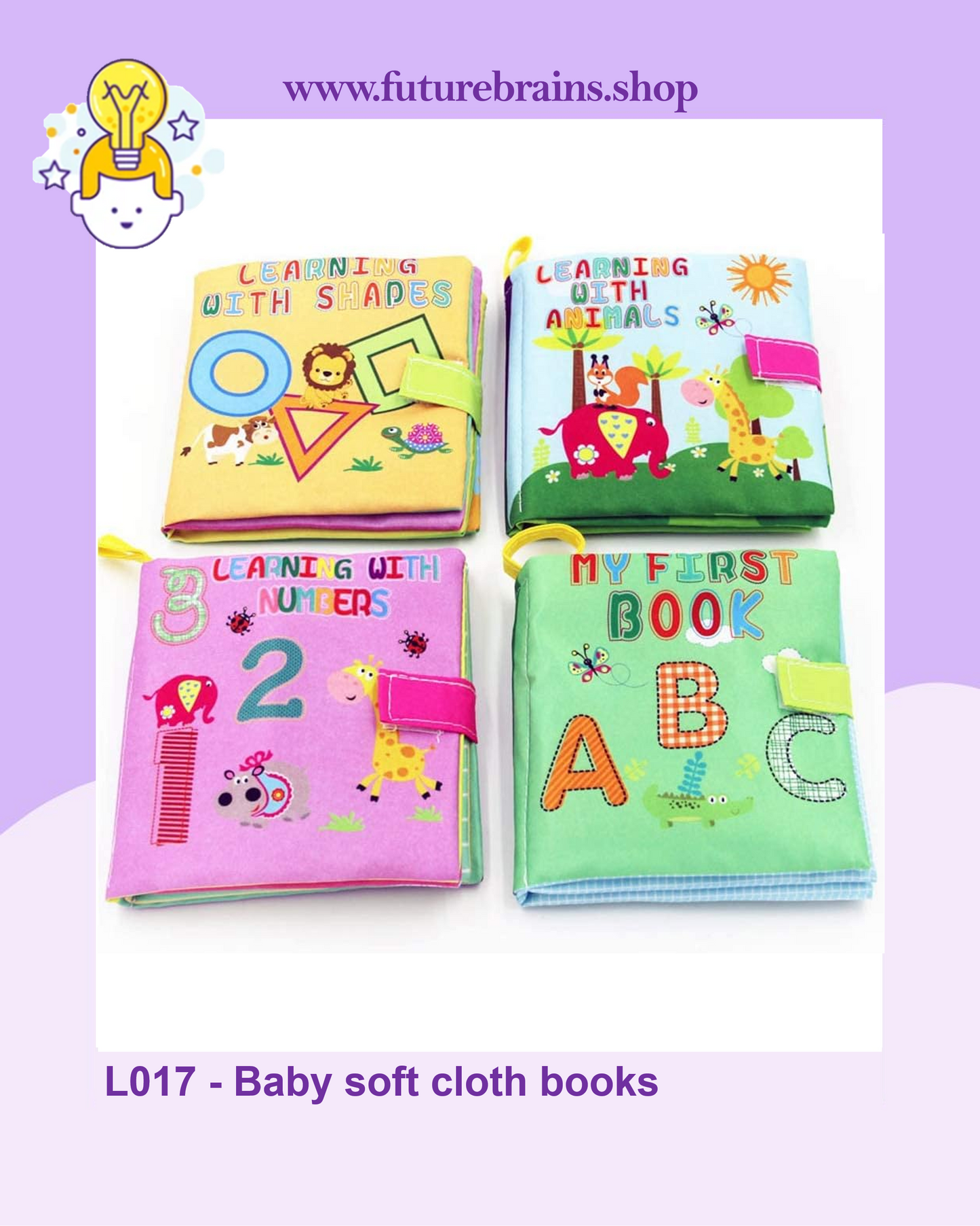 L017 - Baby soft cloth books