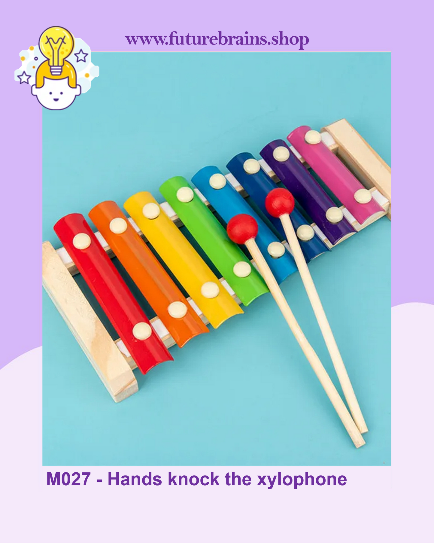 M027 - Hands knock the xylophone
