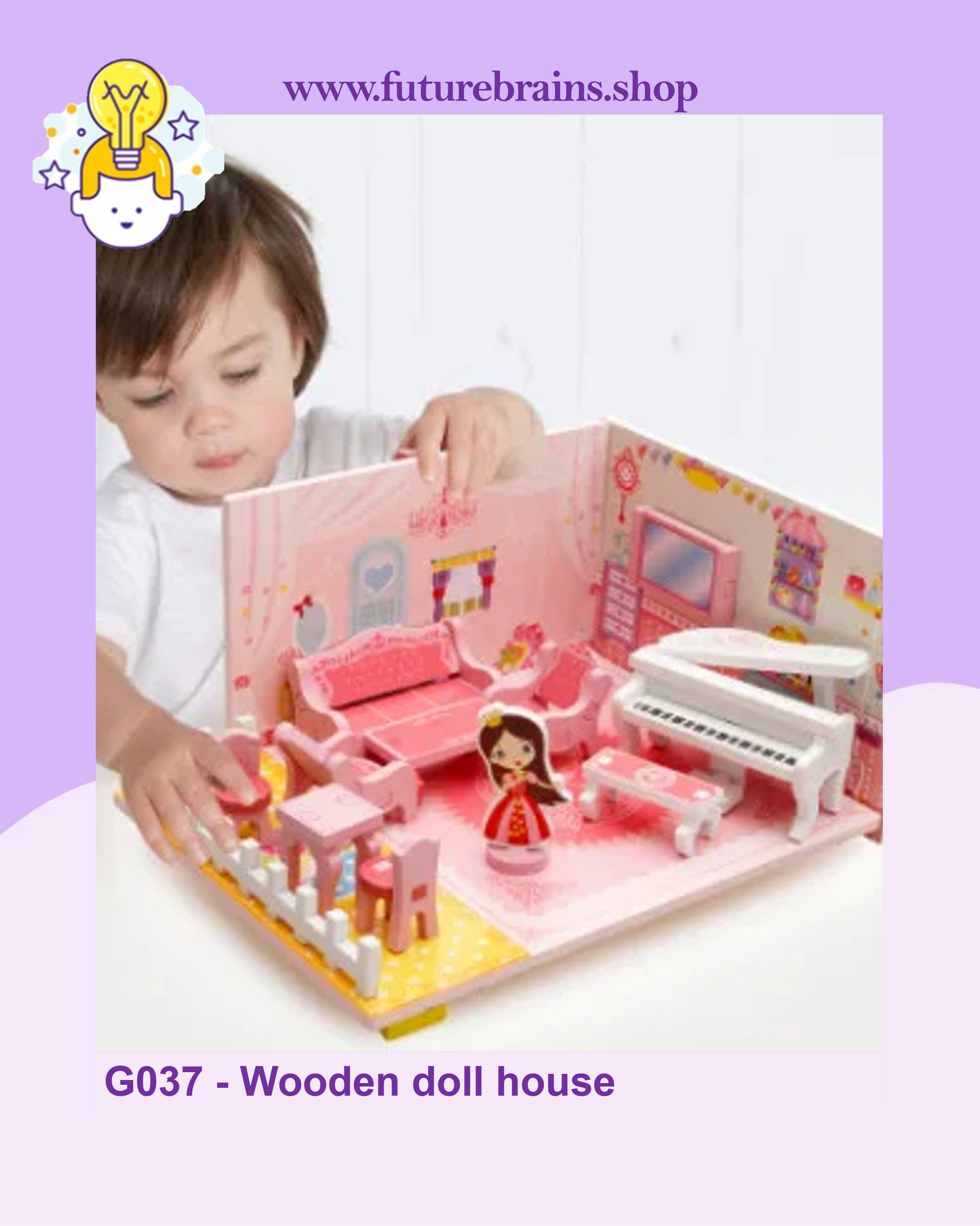 G037 - Wooden doll house