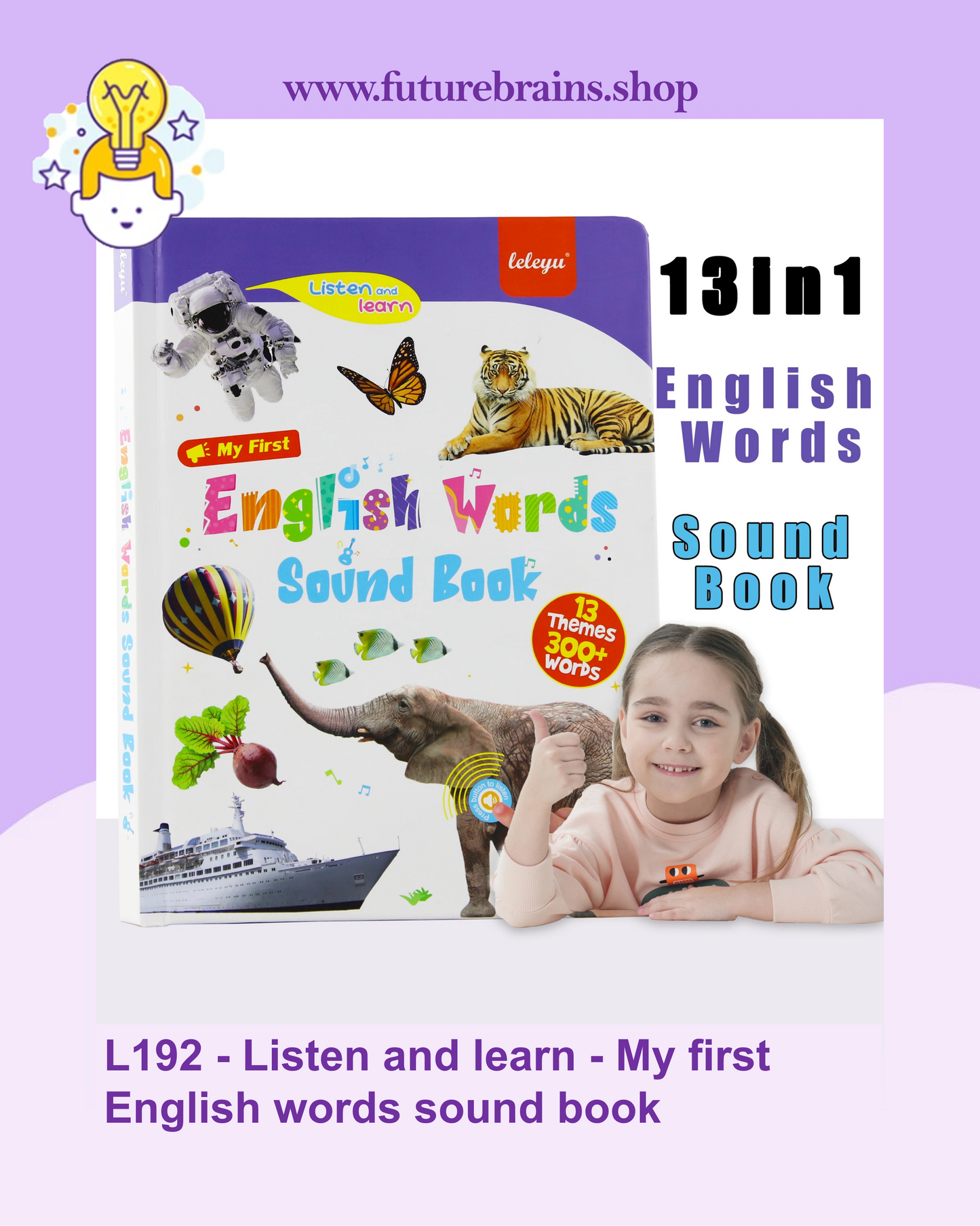 L192 - Listen and learn - My first English words sound book