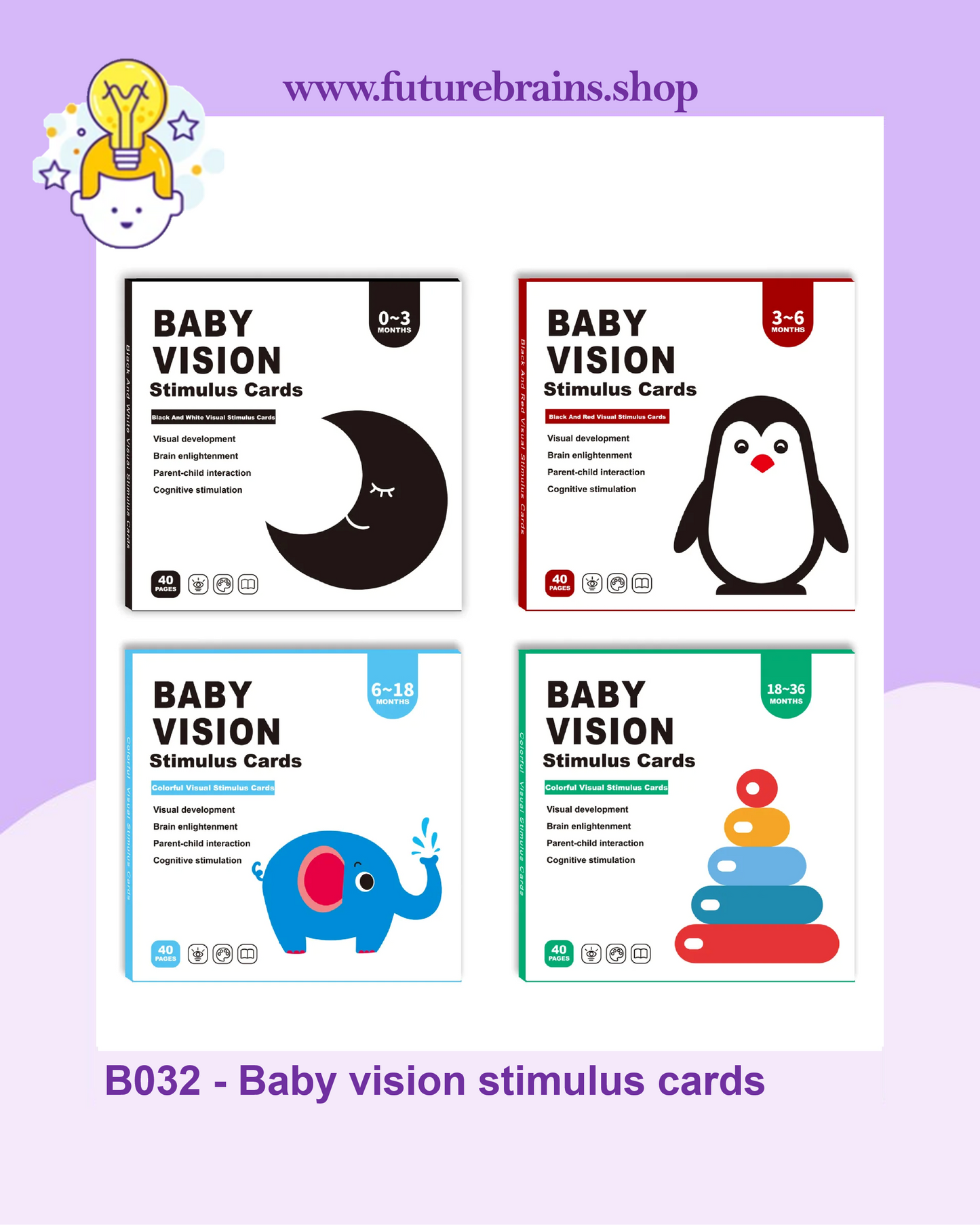 B032 - Baby vision stimulus cards
