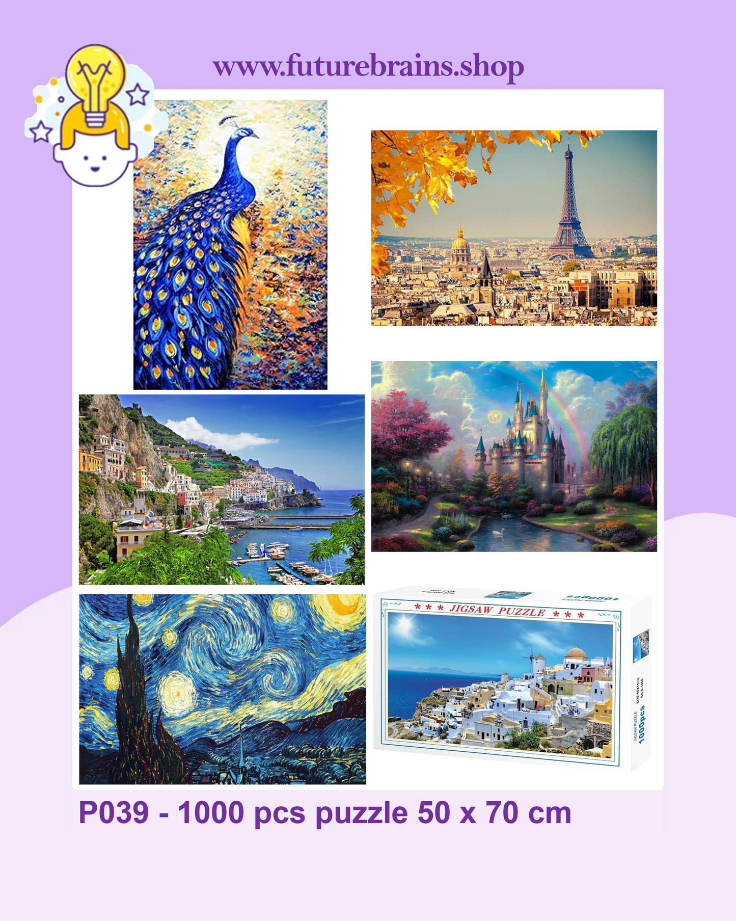 P039 - 1000 pcs puzzle 50 x 70 cm