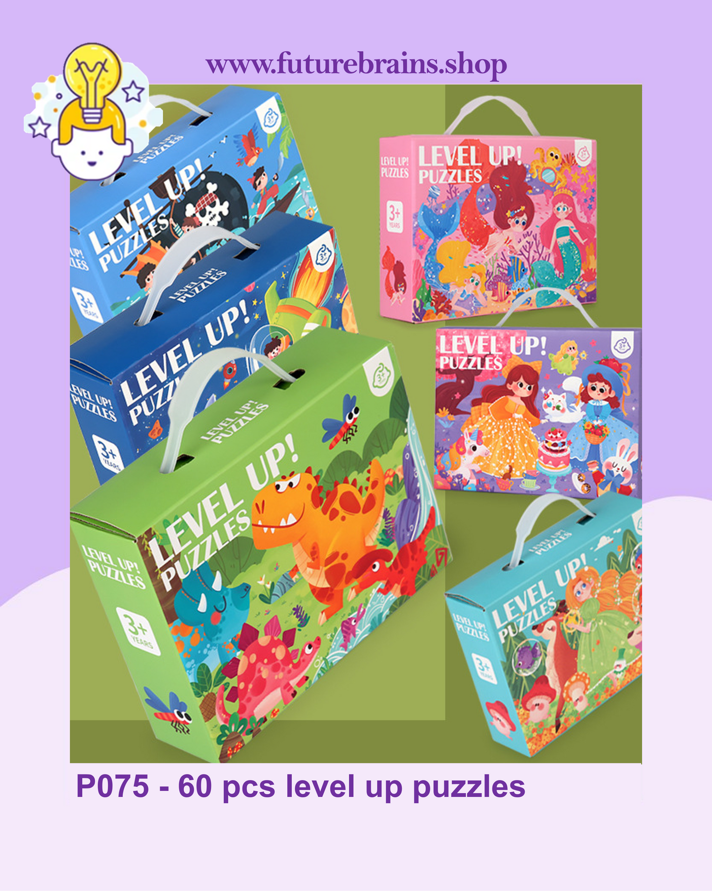 P075 - 60 pcs level up puzzles