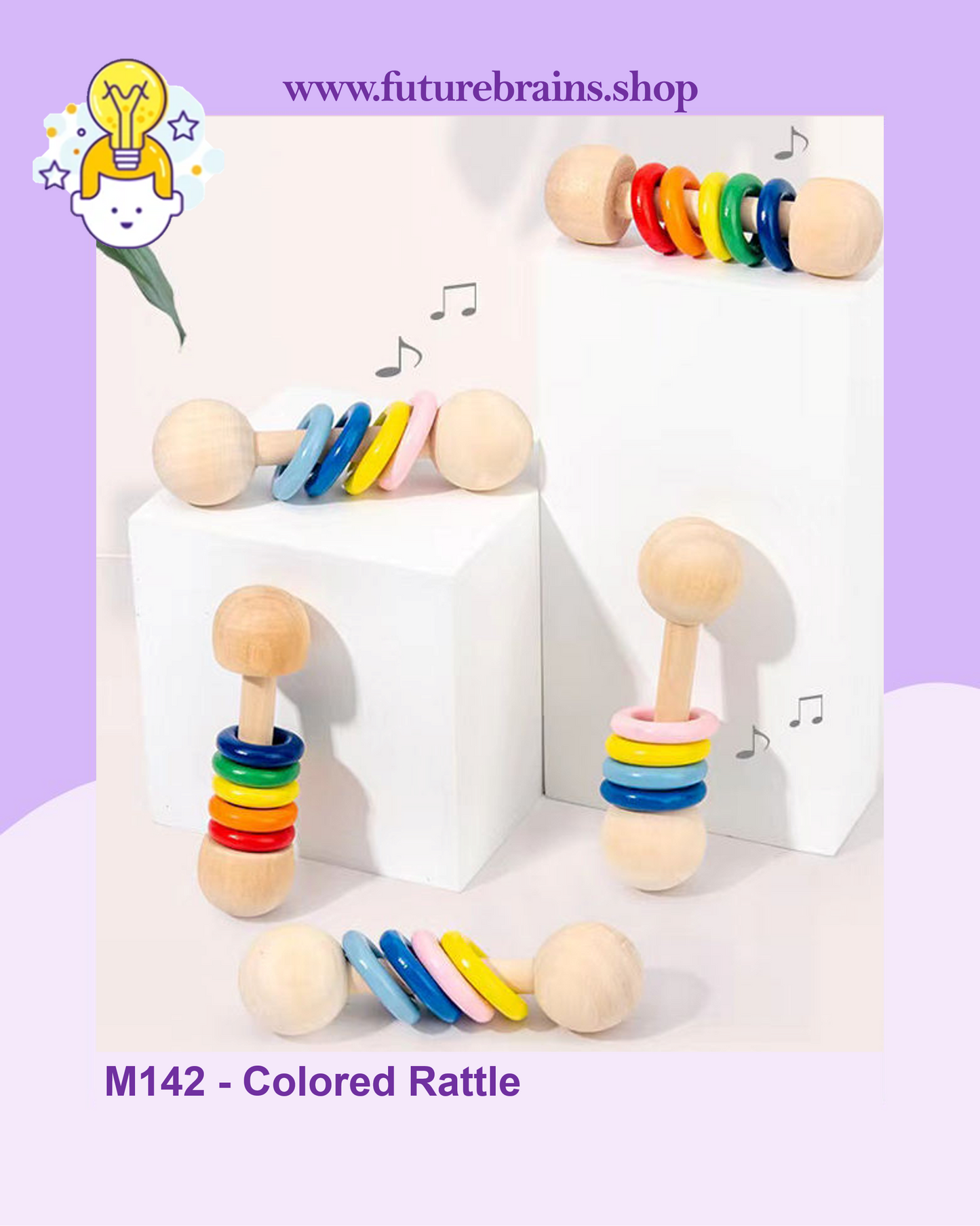 M142 - Colored Rattle