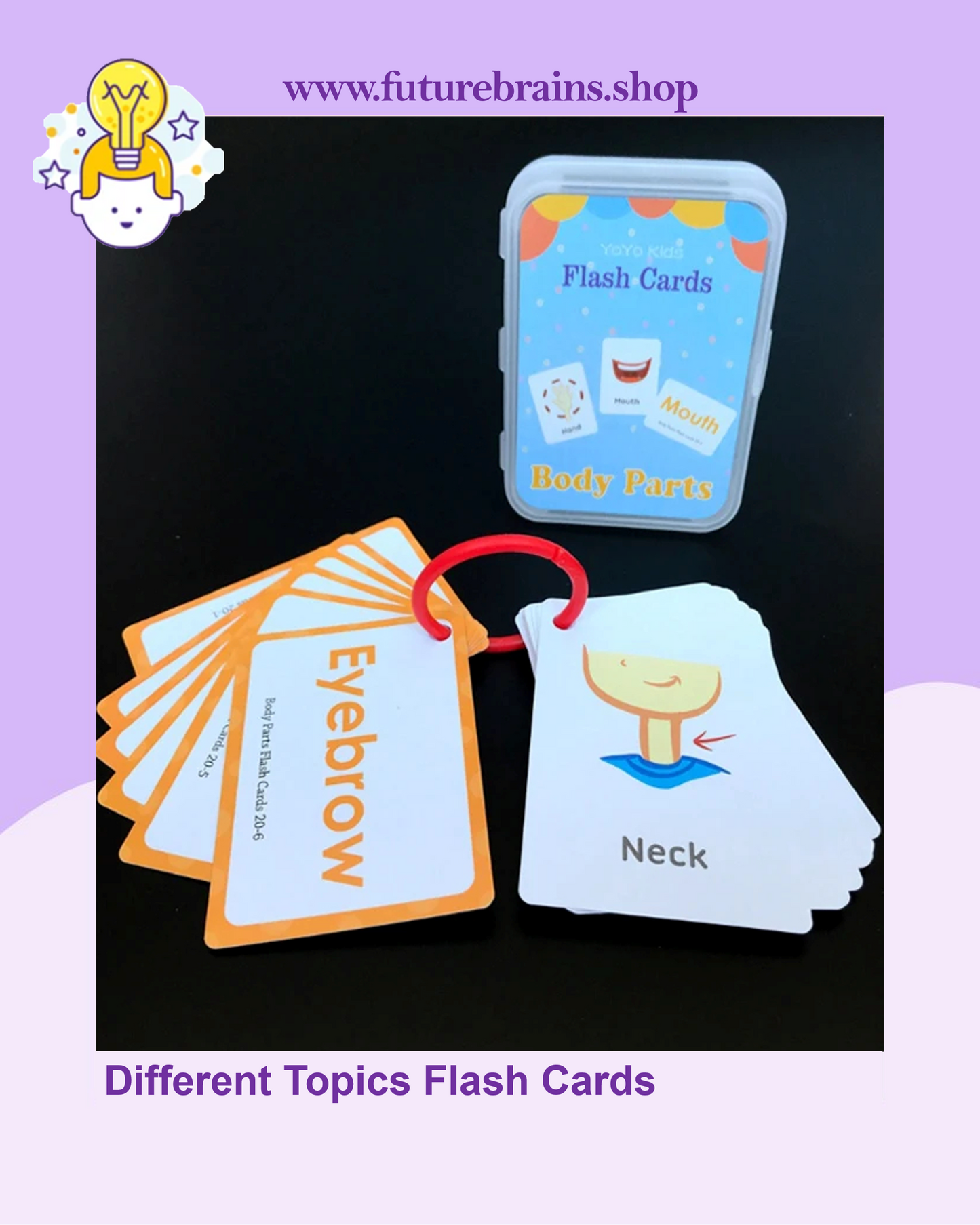 Different Topics Flash Cards (Buy 7 boxes Get 1 FREE)