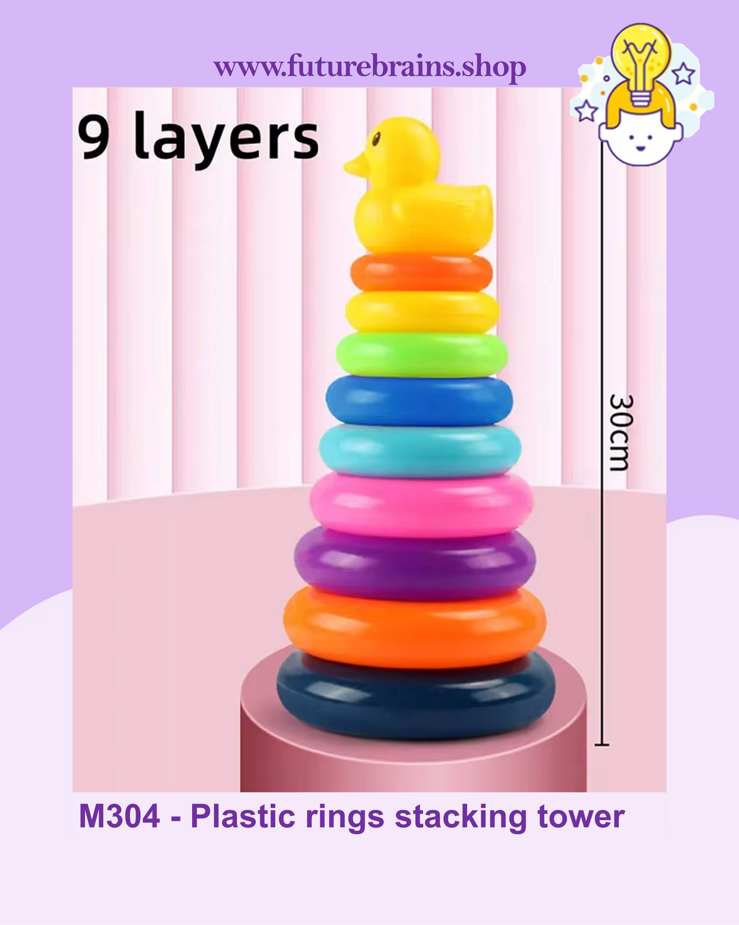 M304 - Plastic rings stacking tower