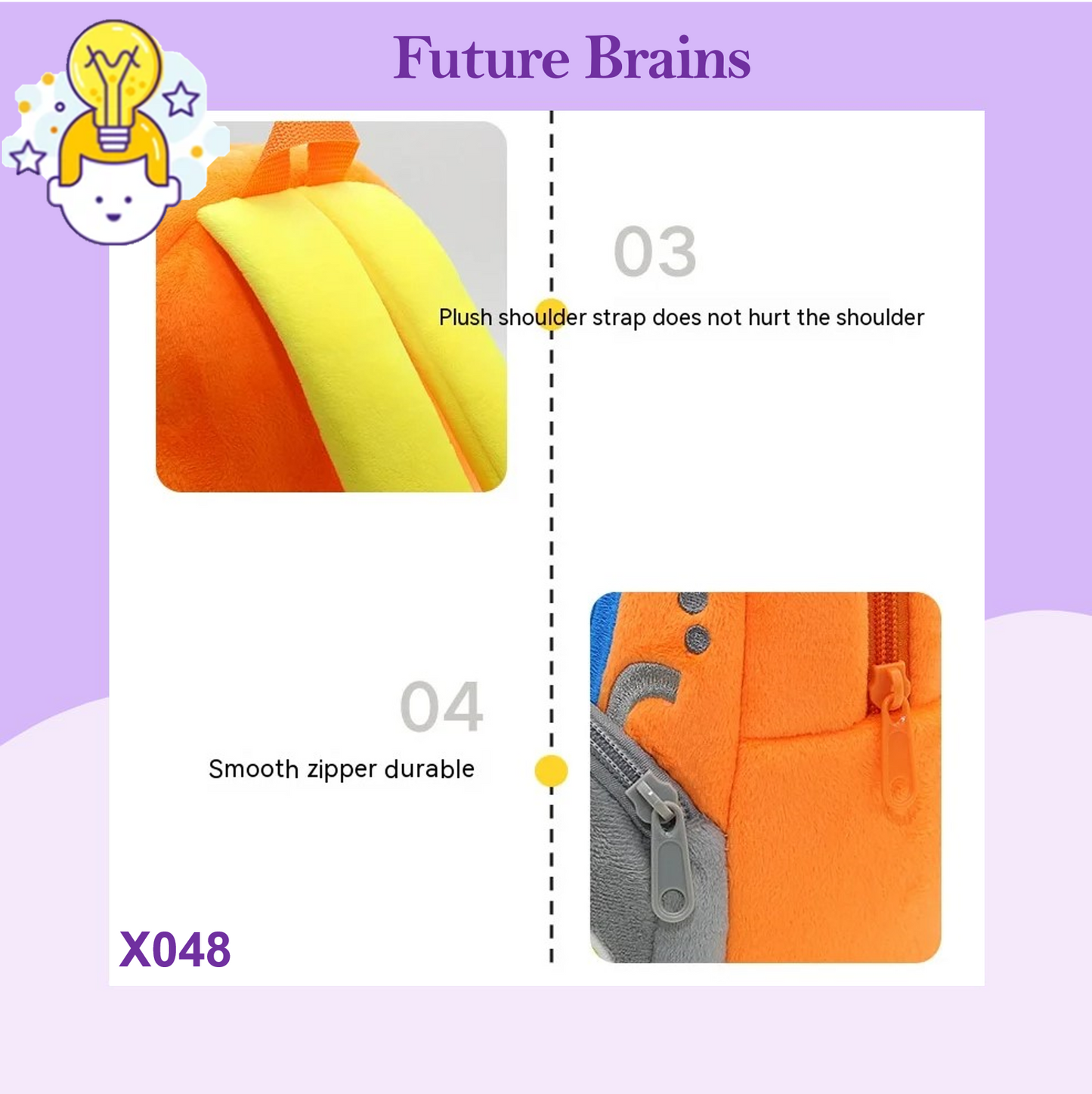 X048 - 26 cm construction vehicle backpacks
