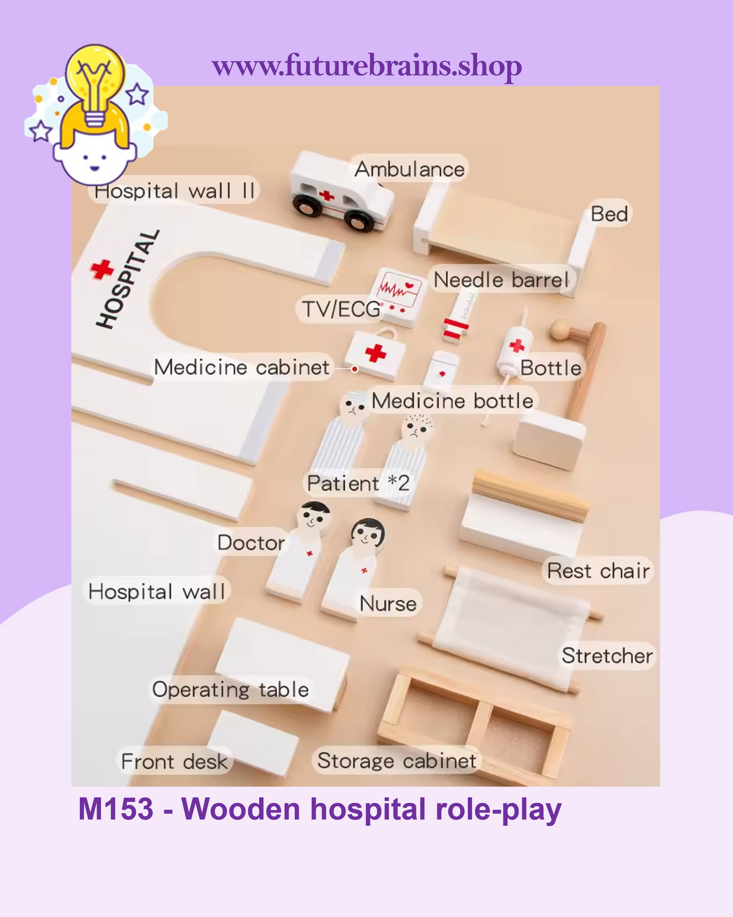 M153 - Wooden hospital role-play