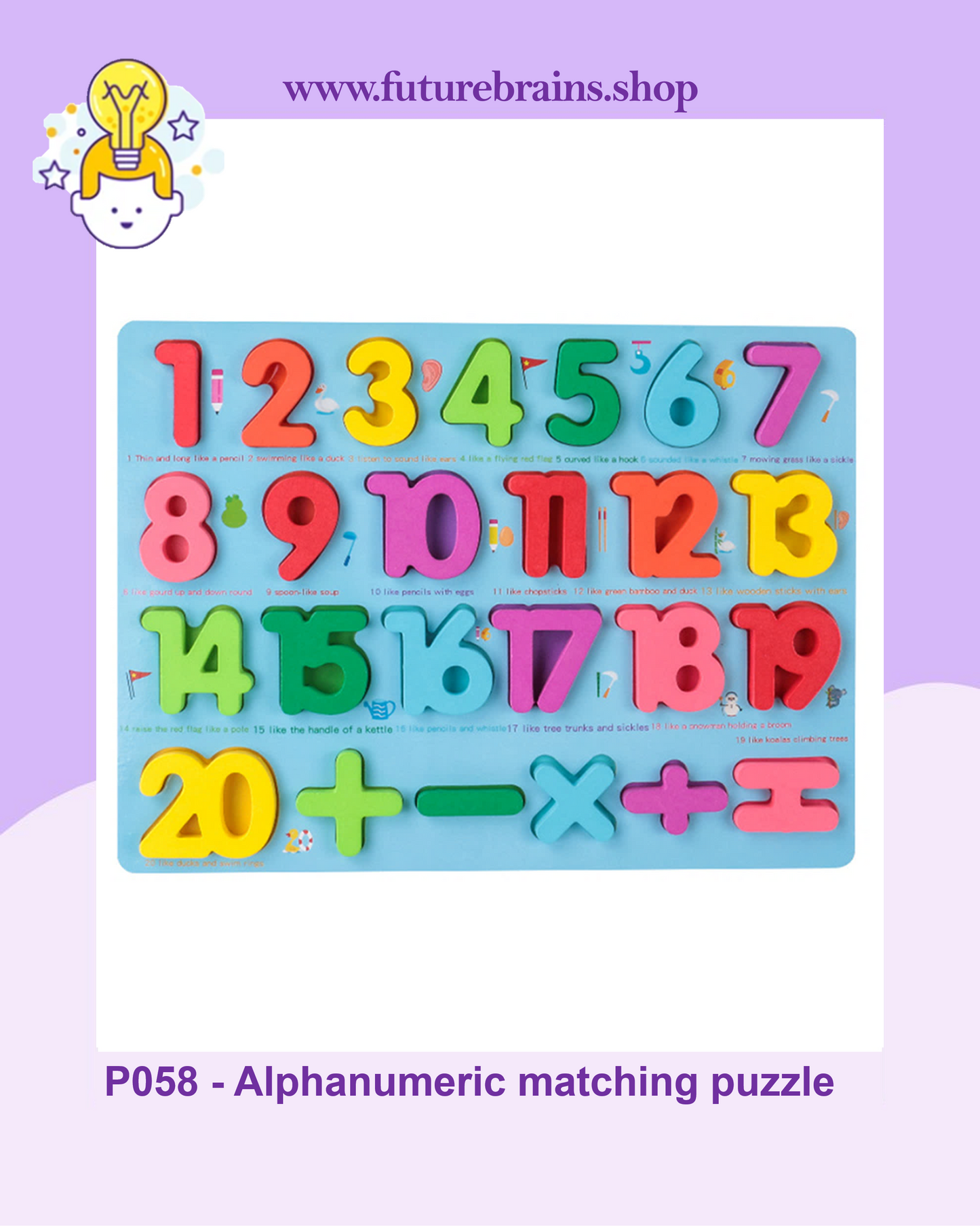 P058 - Alphanumeric matching puzzle