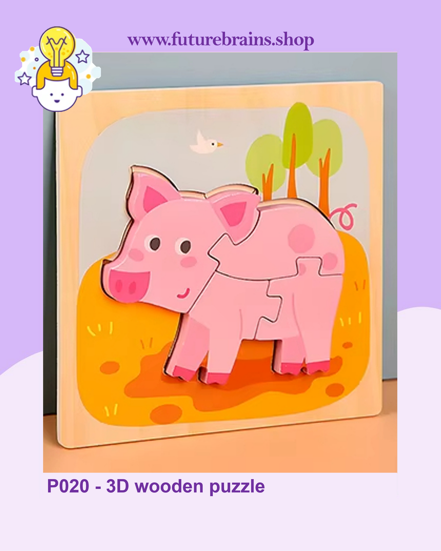 P020 - 3D wooden puzzle