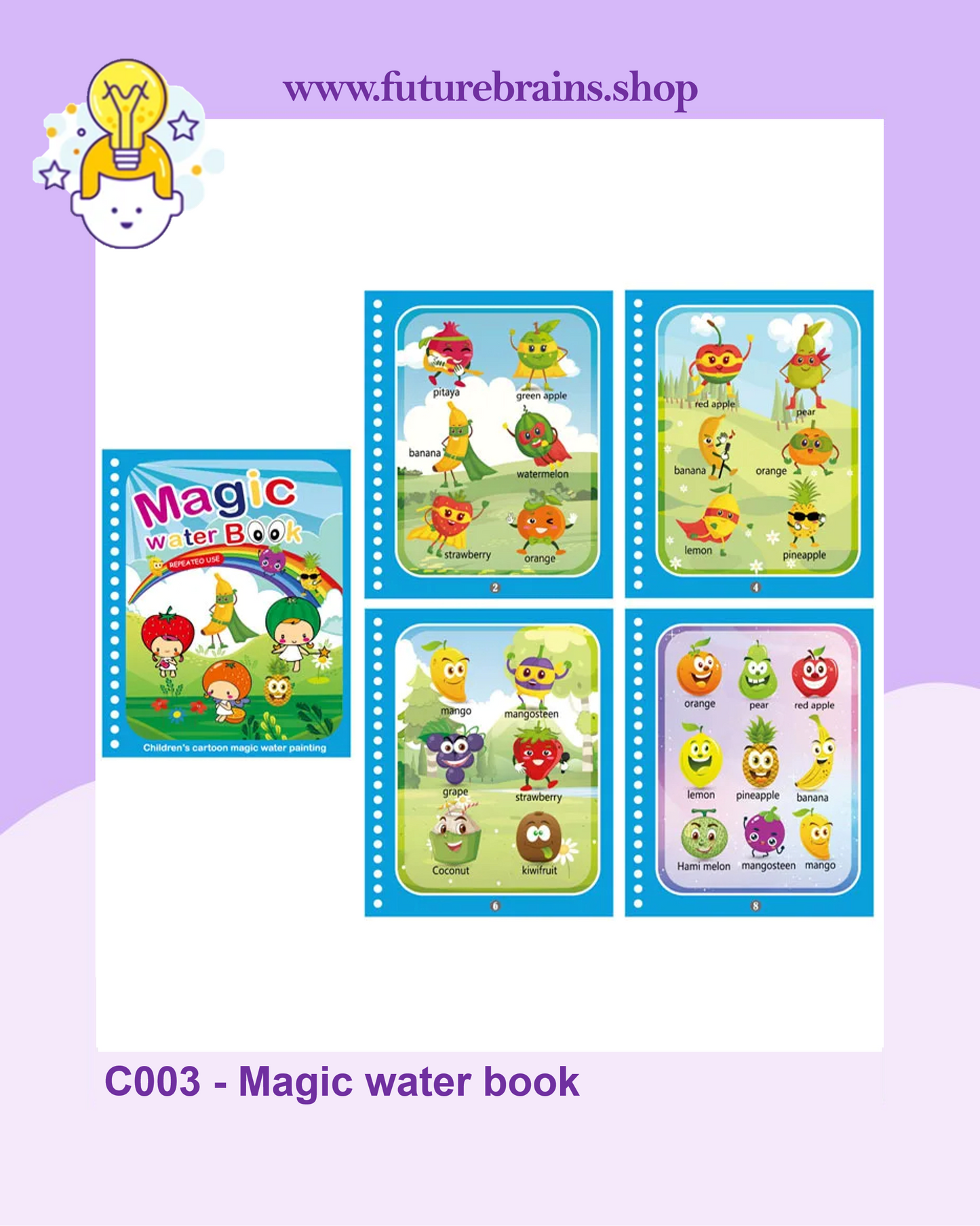 C003 - Magic water book (buy 5 for 5$)