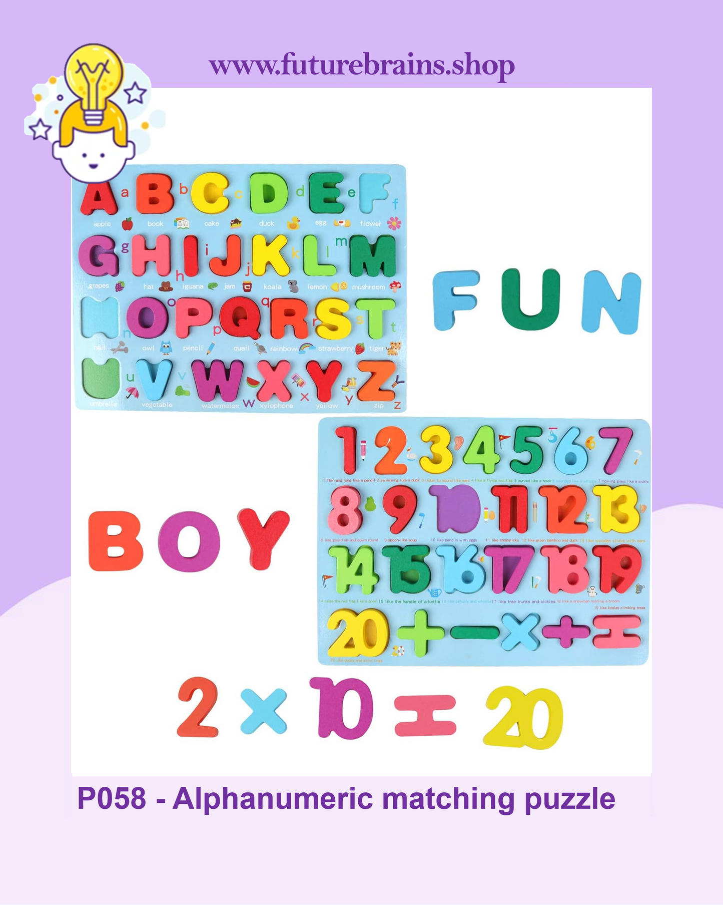 P058 - Alphanumeric matching puzzle