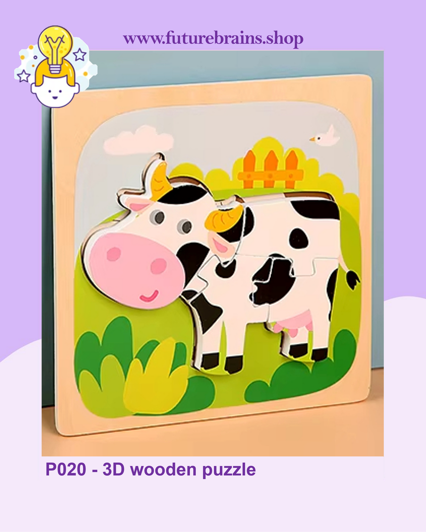 P020 - 3D wooden puzzle