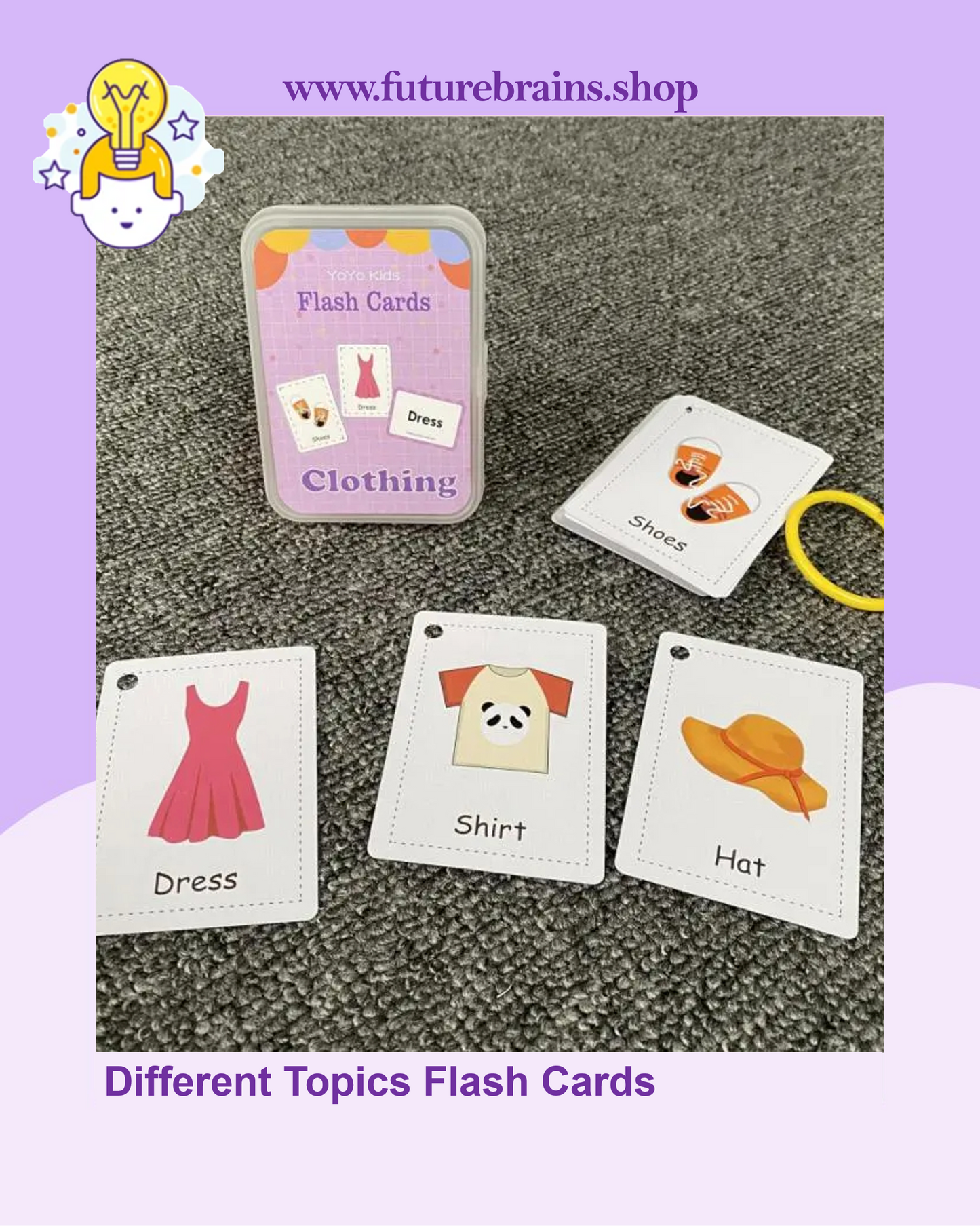 Different Topics Flash Cards (Buy 7 boxes Get 1 FREE)