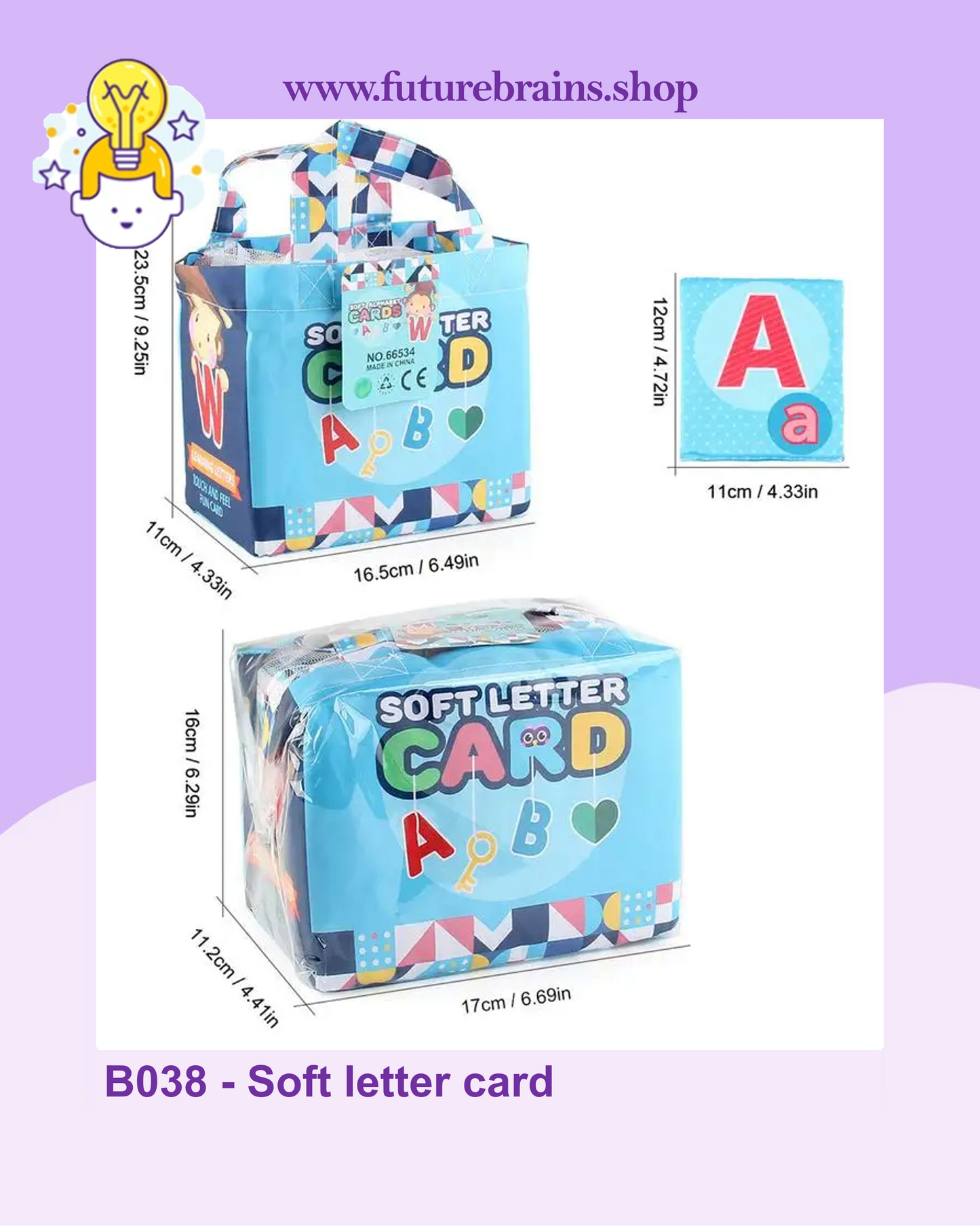 B038 - Soft letter card