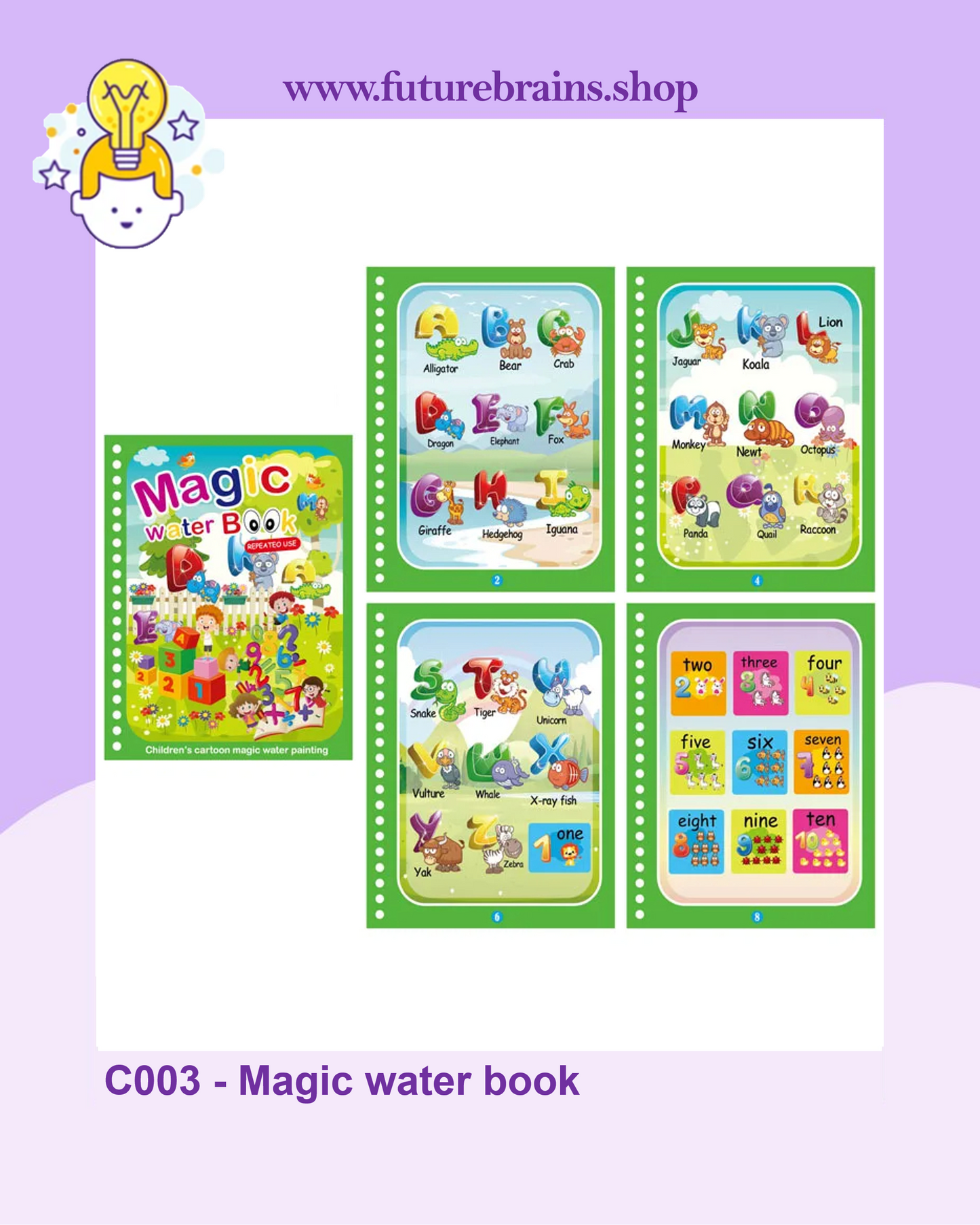 C003 - Magic water book (buy 5 for 5$)