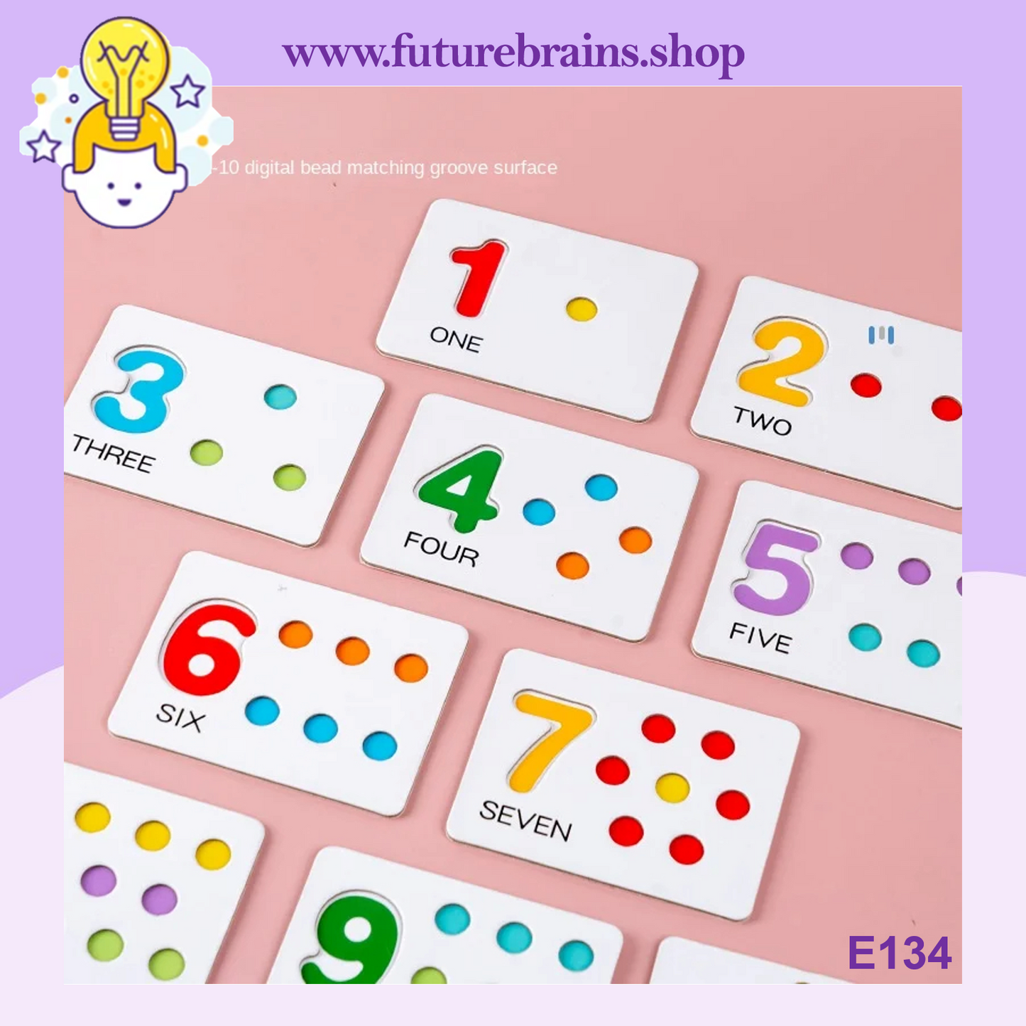 E134 - Number cognitive operation bead matching game