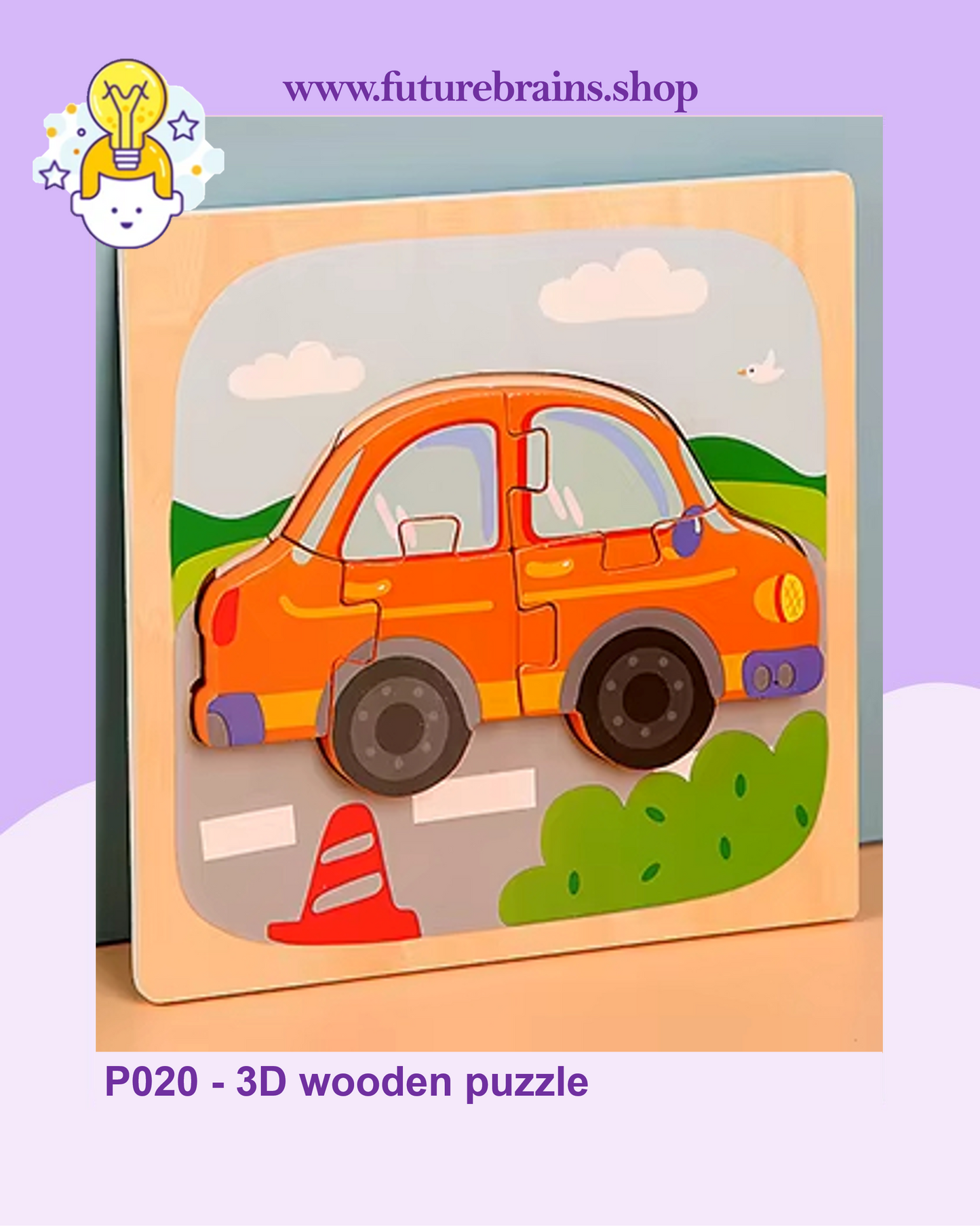 P020 - 3D wooden puzzle