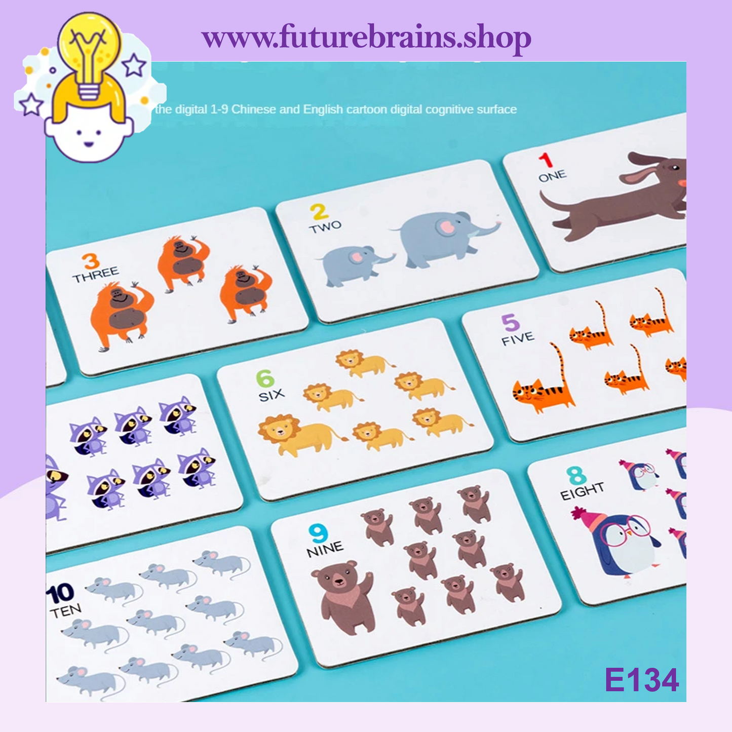 E134 - Number cognitive operation bead matching game