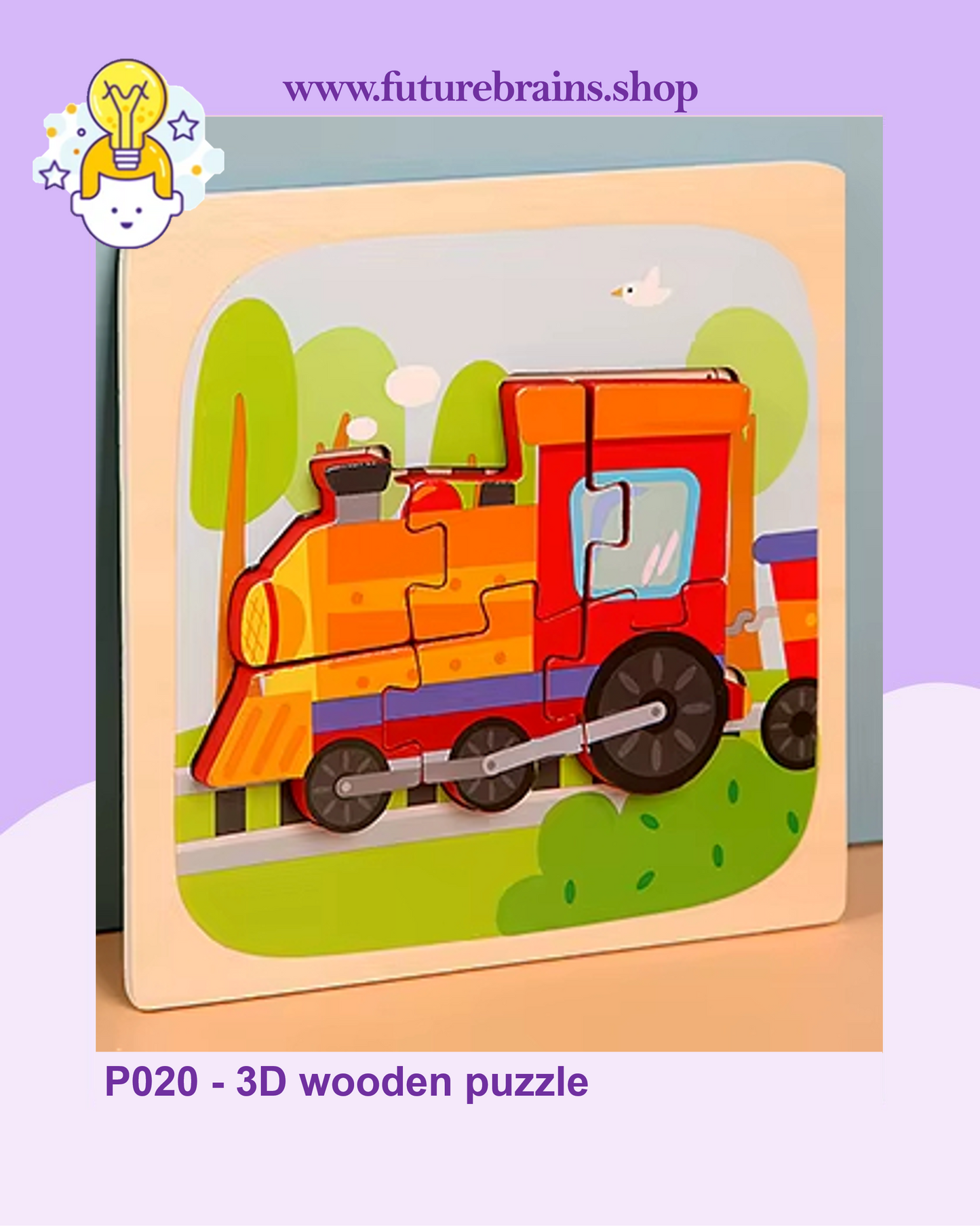 P020 - 3D wooden puzzle
