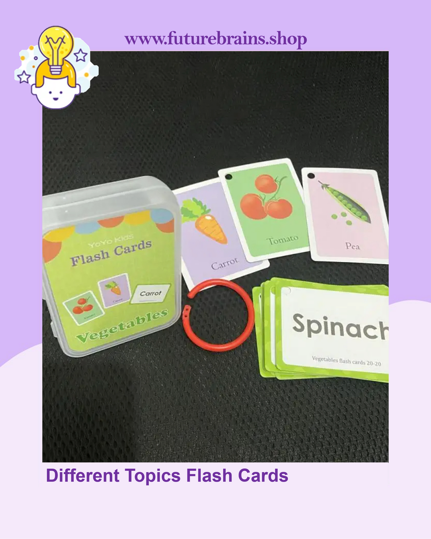 Different Topics Flash Cards (Buy 7 boxes Get 1 FREE)