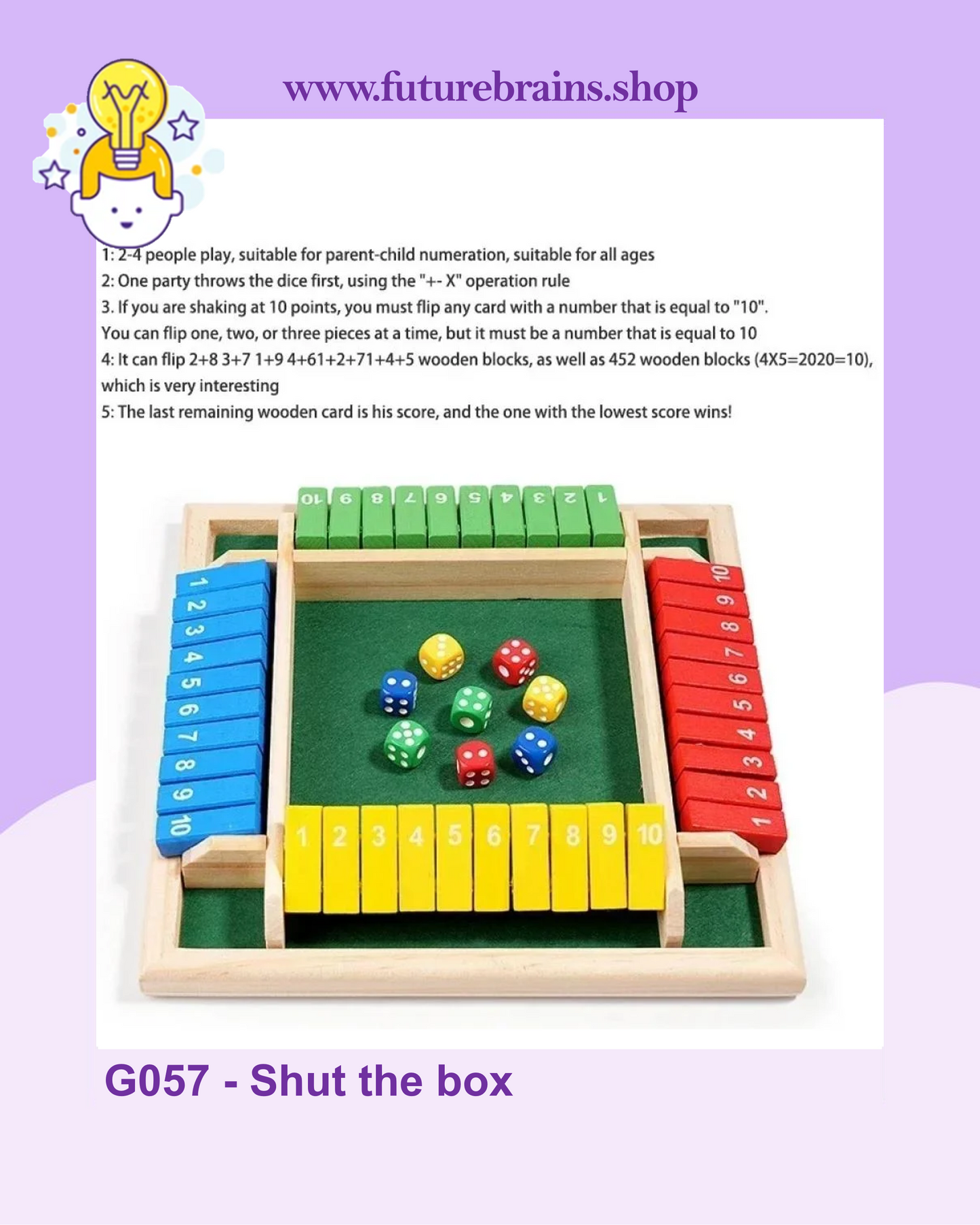 G057 - Shut the box