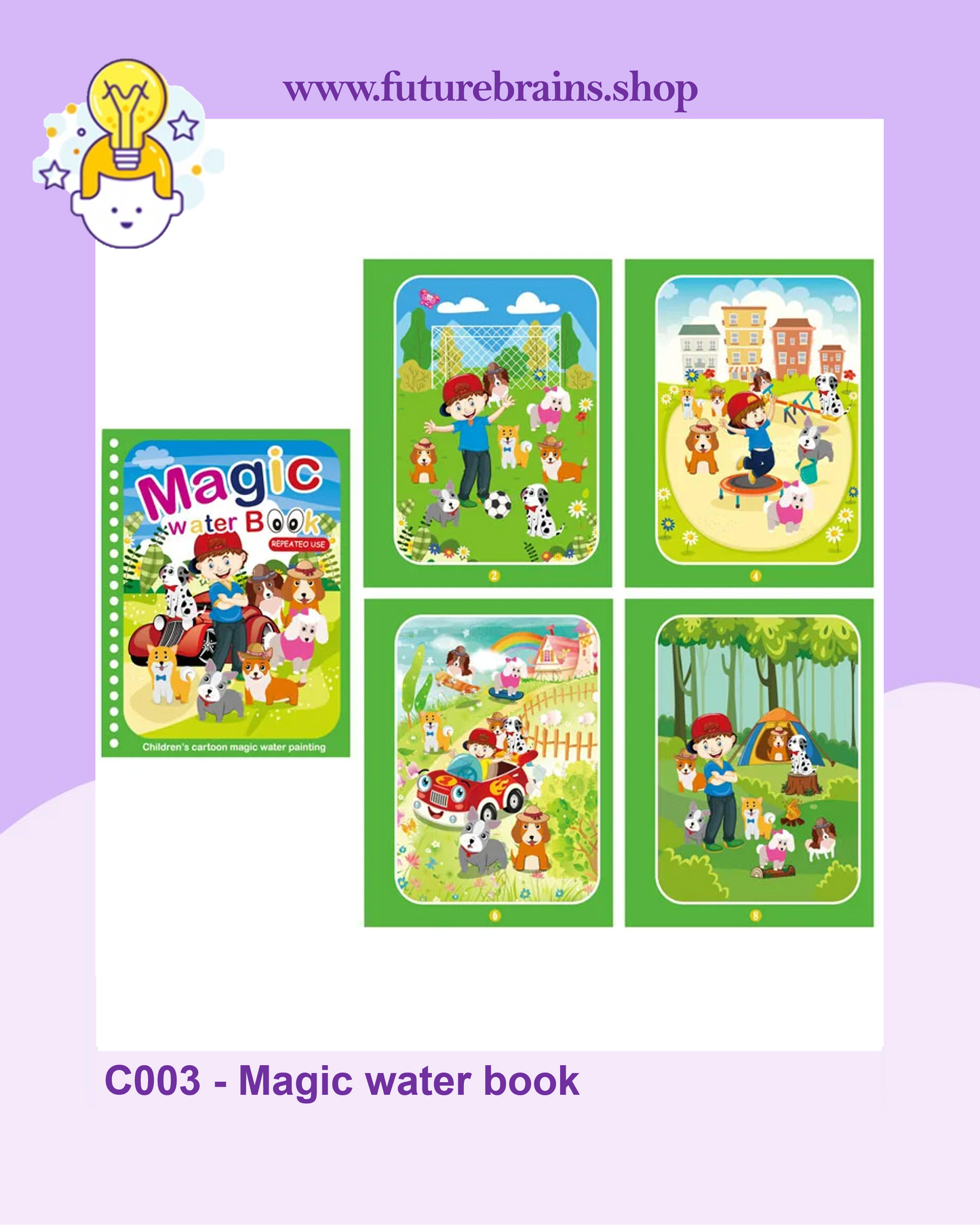 C003 - Magic water book (buy 5 for 5$)
