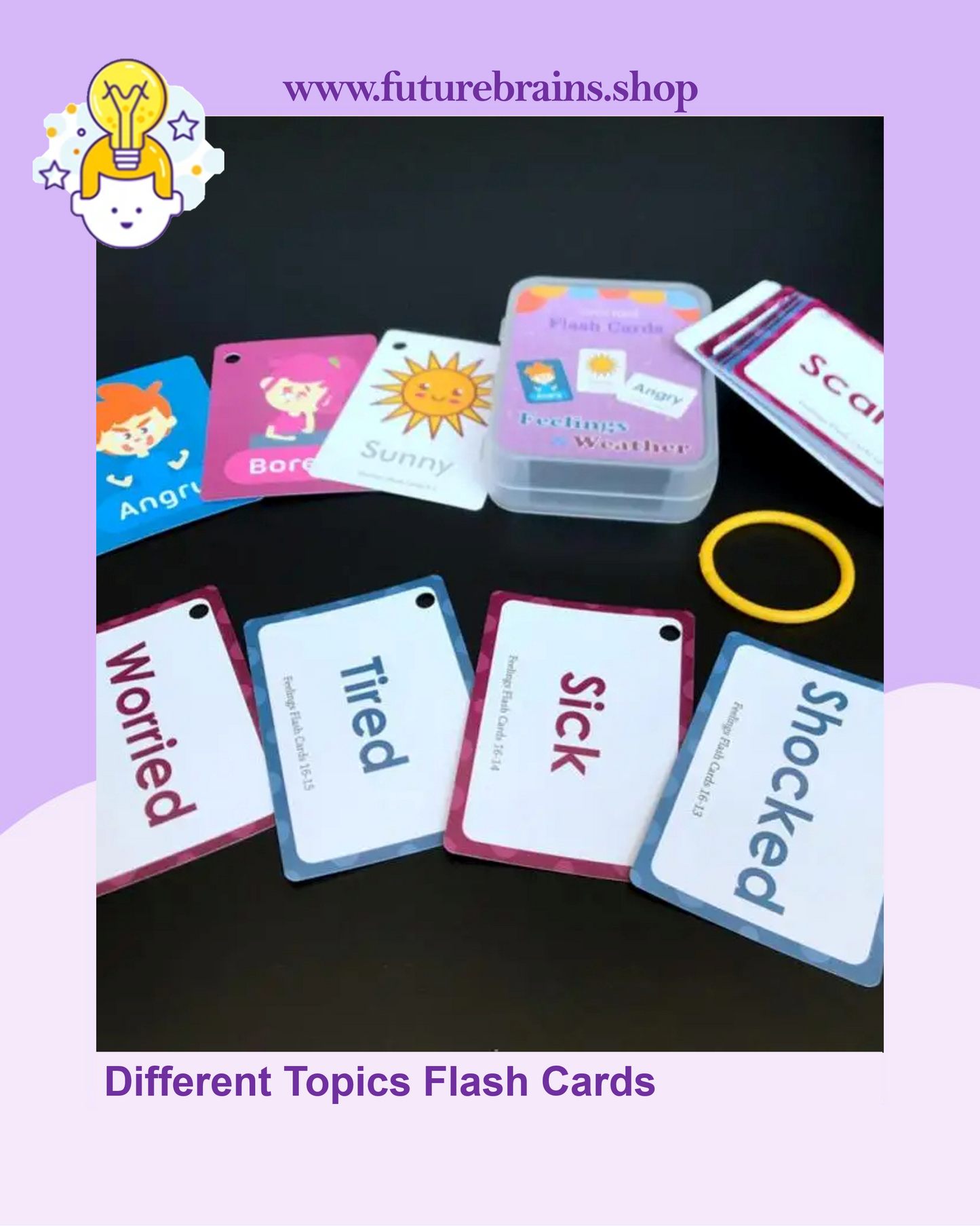 Different Topics Flash Cards (Buy 7 boxes Get 1 FREE)