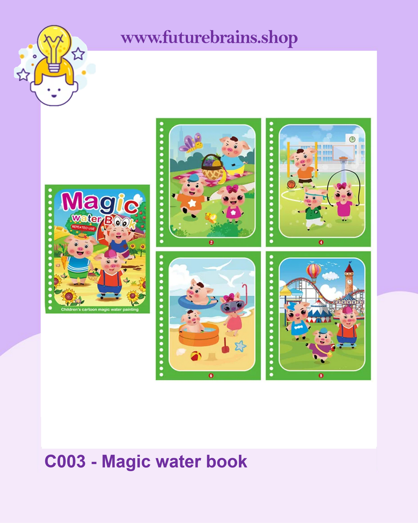 C003 - Magic water book (buy 5 for 5$)