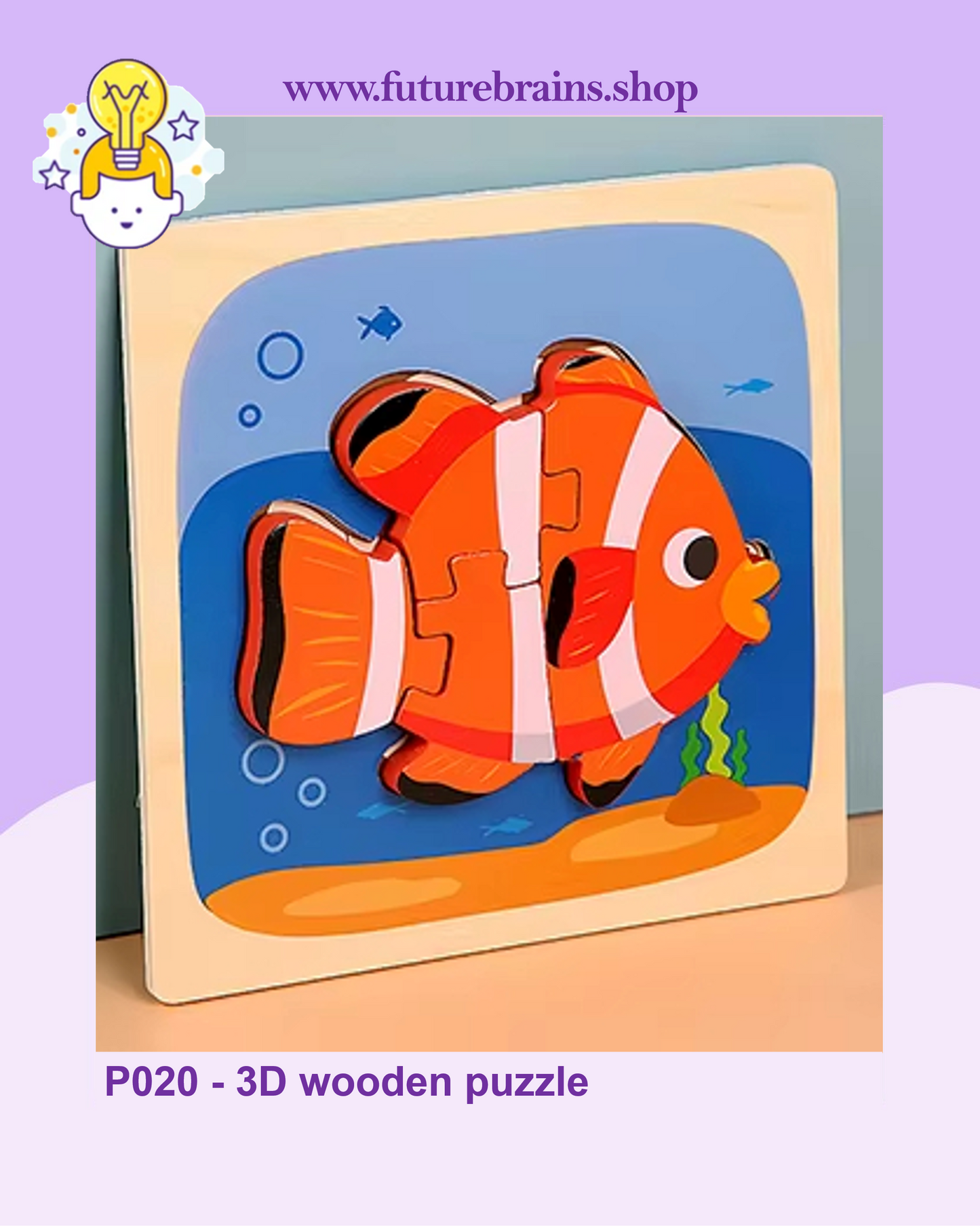 P020 - 3D wooden puzzle