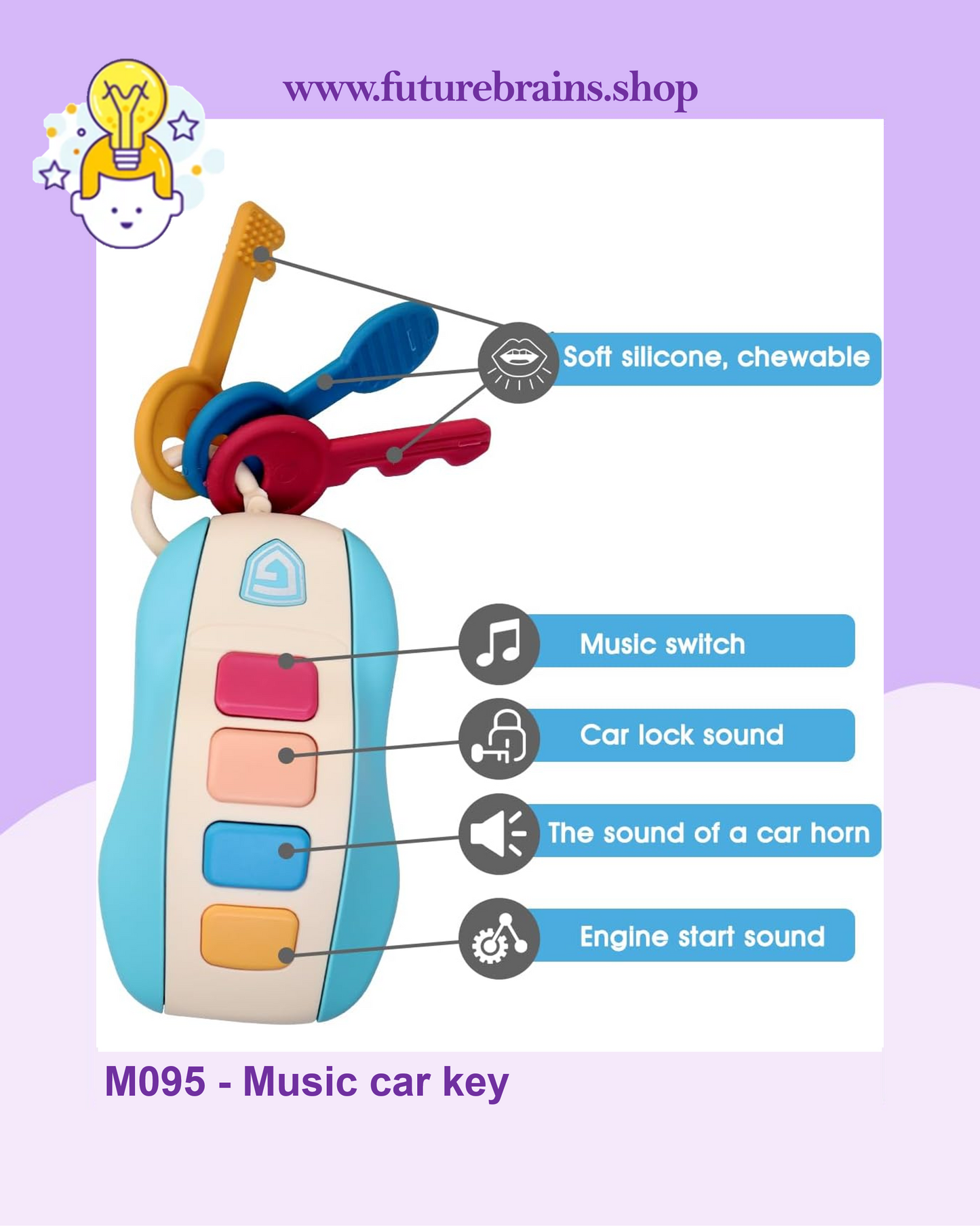 M095 - Music car key
