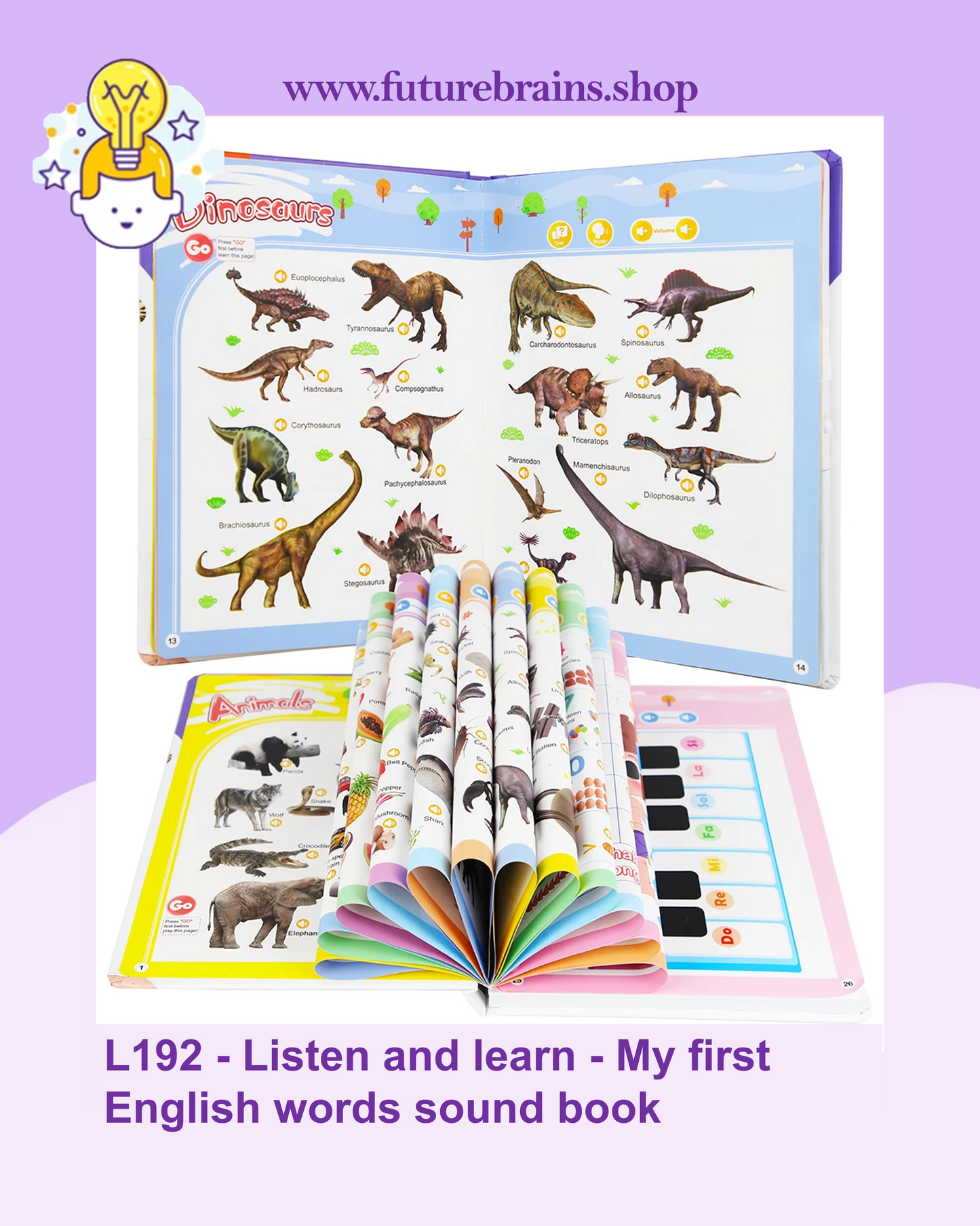 L192 - Listen and learn - My first English words sound book
